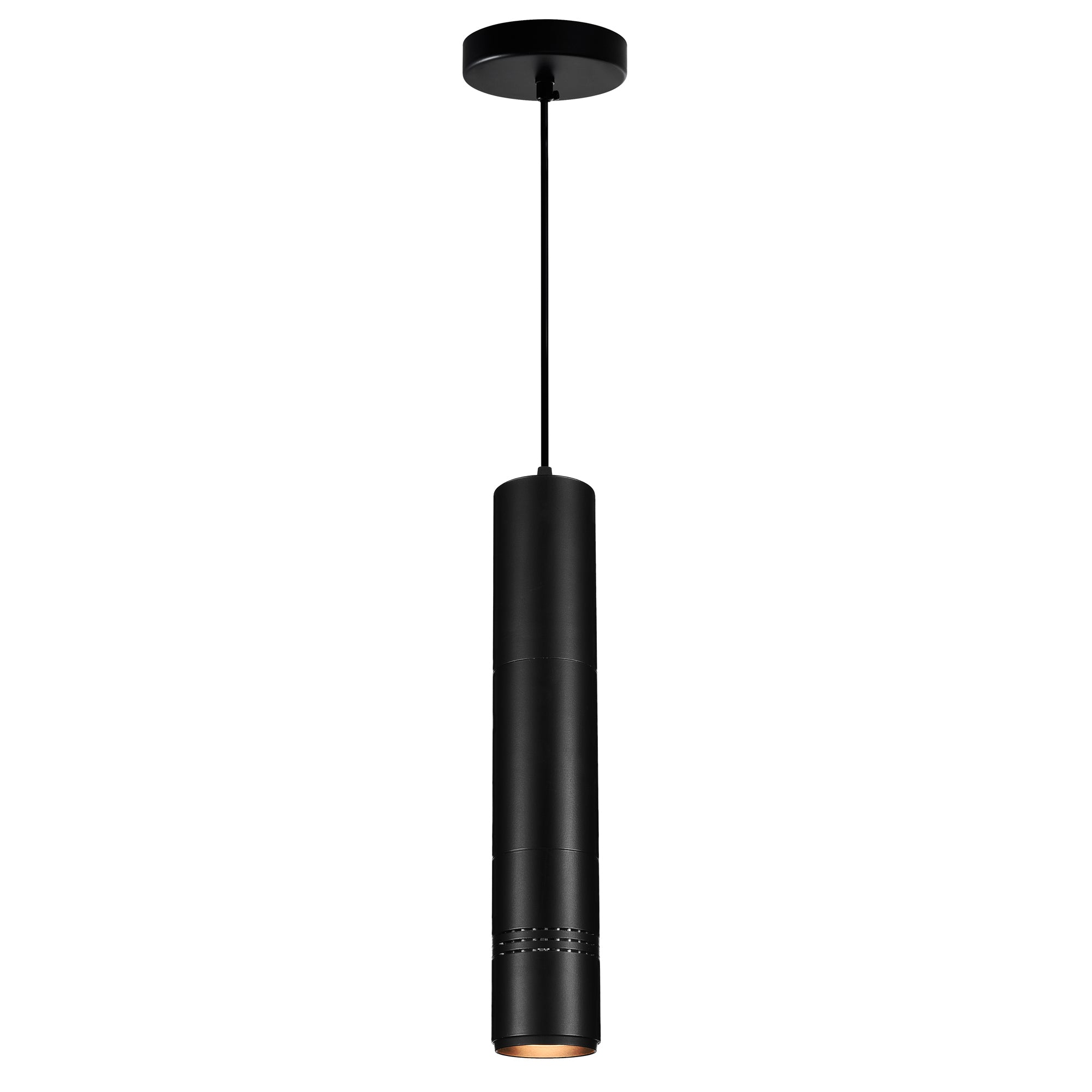 LED Down Mini Pendant with Black finish