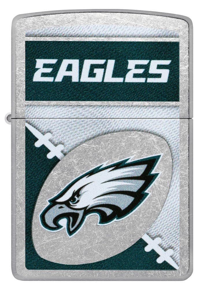 Zippo Nfl Philadelphia Eagles Street Chrome Pocket Lighter