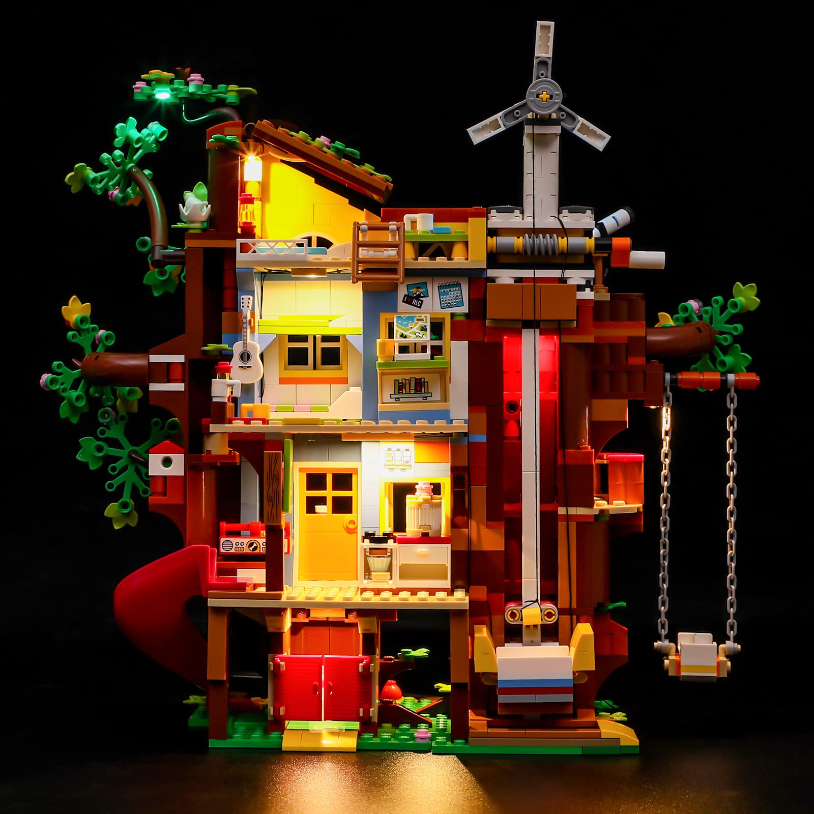 LIGHTAILING Led Light Kit for Lego 41703 Friends Friendship Tree House Model - Not Included