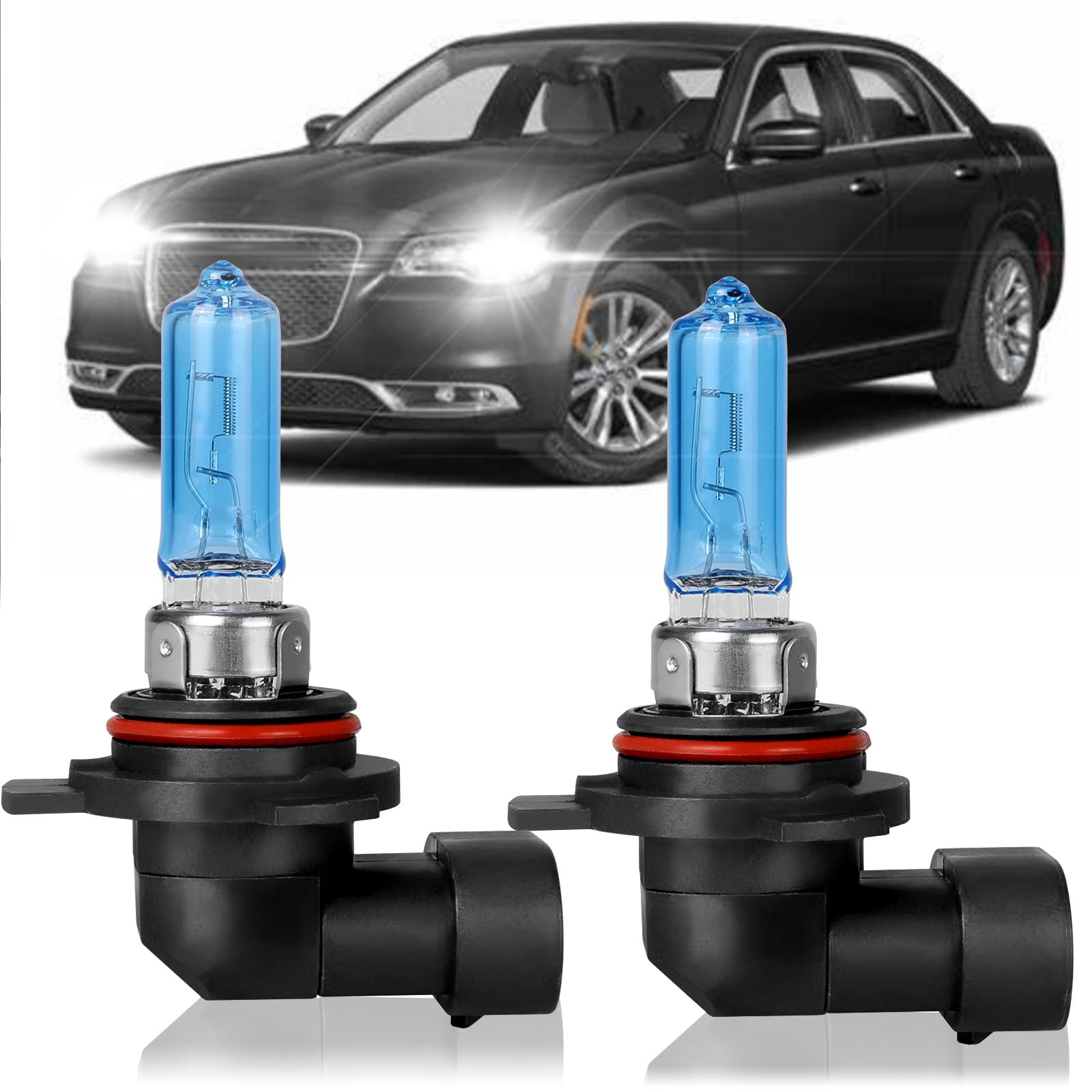 XRDHJI Fit for Chrysler 200 300 2011-2015 High Performance Halogen Headlight Bulbs,9012 High Low Dual Beam Headlamp Replacement 