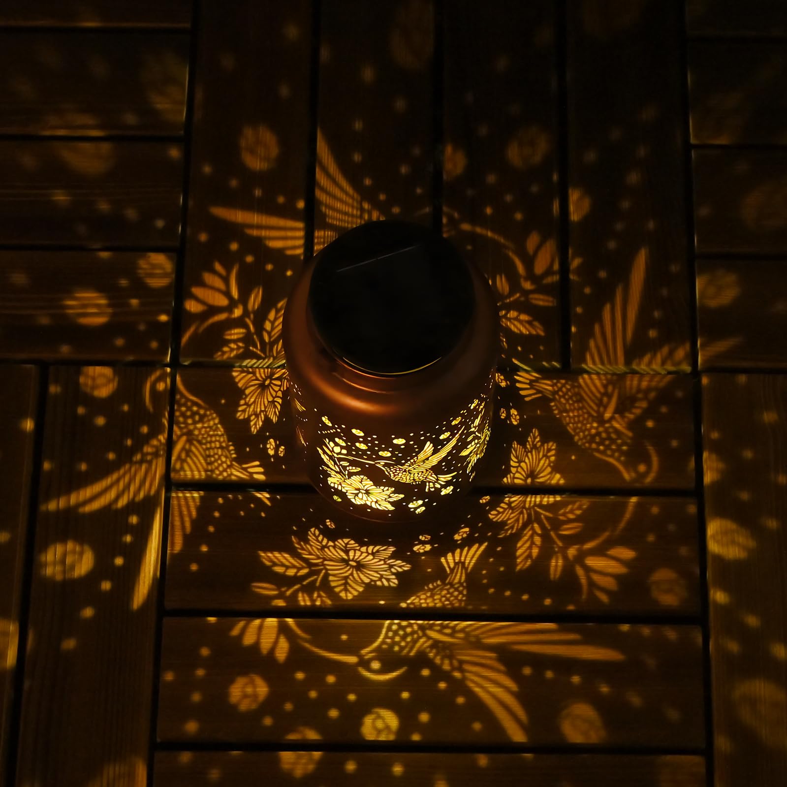 Hummingbird Solar Lanterns Outdoor Waterproof Hanging Solar Lights, Birthday Gifts For Women, Men, Mom, Mothers Day Gifts, Garde