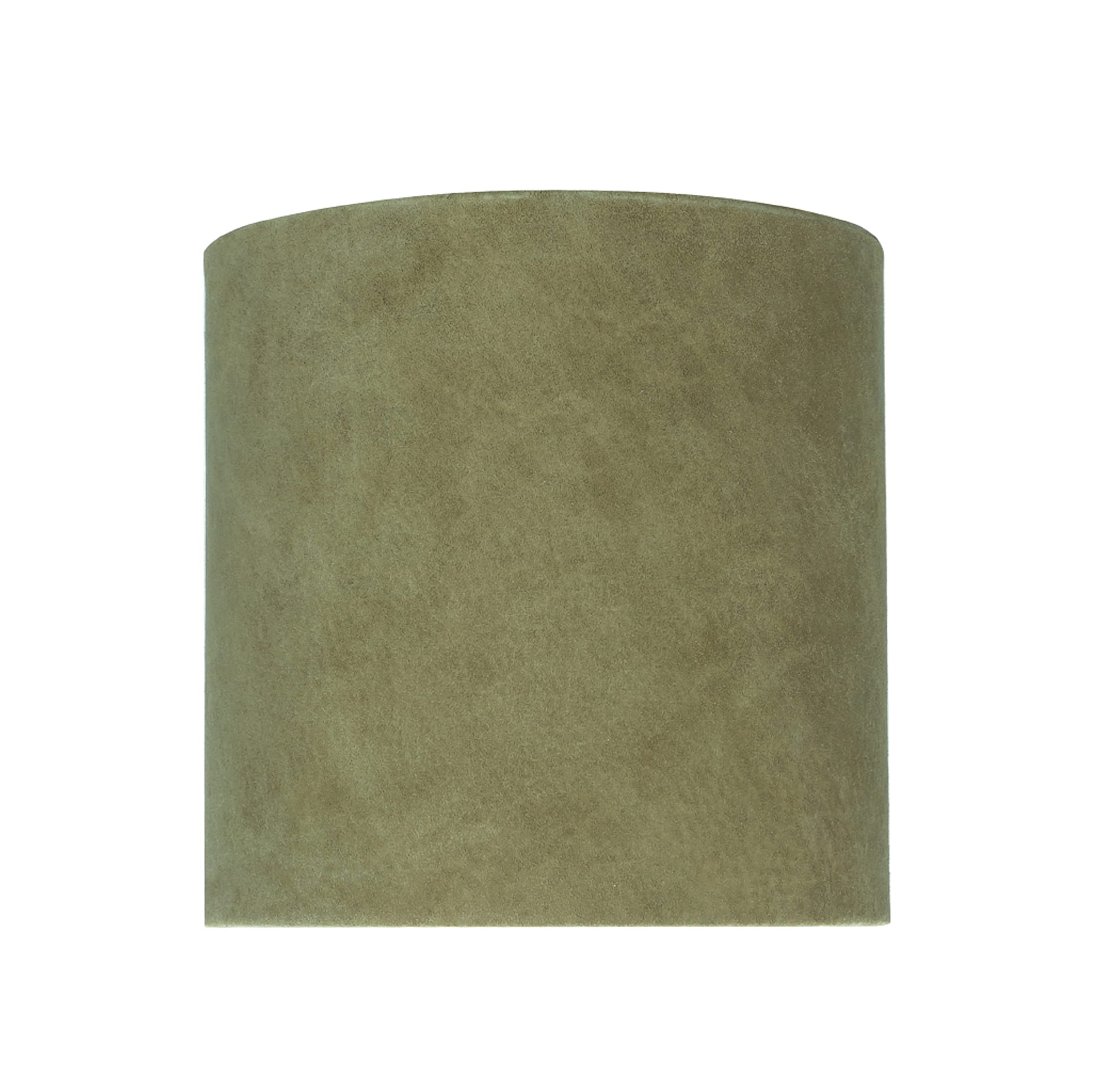 Aspen Creative Drum Lamp Shade 31060 Dark Khaki 8in x 8in x 8in Spider Construction