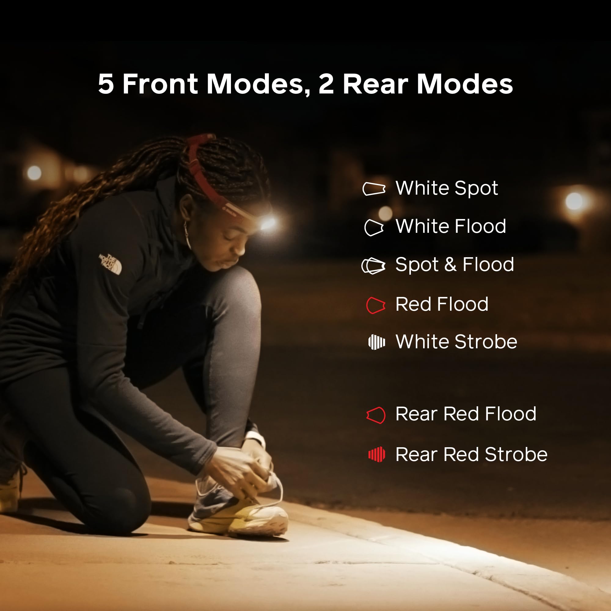 Biolite Dash 450 Rechargeable 450-Lumen Headlamp, Ember Fade