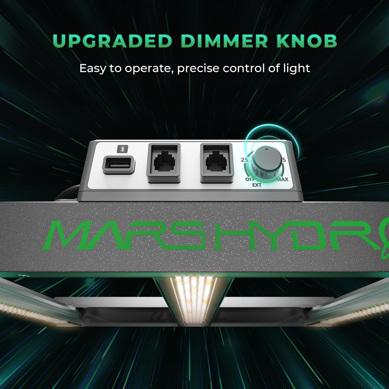 2024 Mars Hydro Fc-E1500 150Watt Led Grow Light 2.5X2.5Ft Full Spectrum Grow Light Bar Plant Growing Light Remote Control Dimmable Grow Lamp Daisy Chain, Achieve 2.8 Umol/J For Indoor Plants