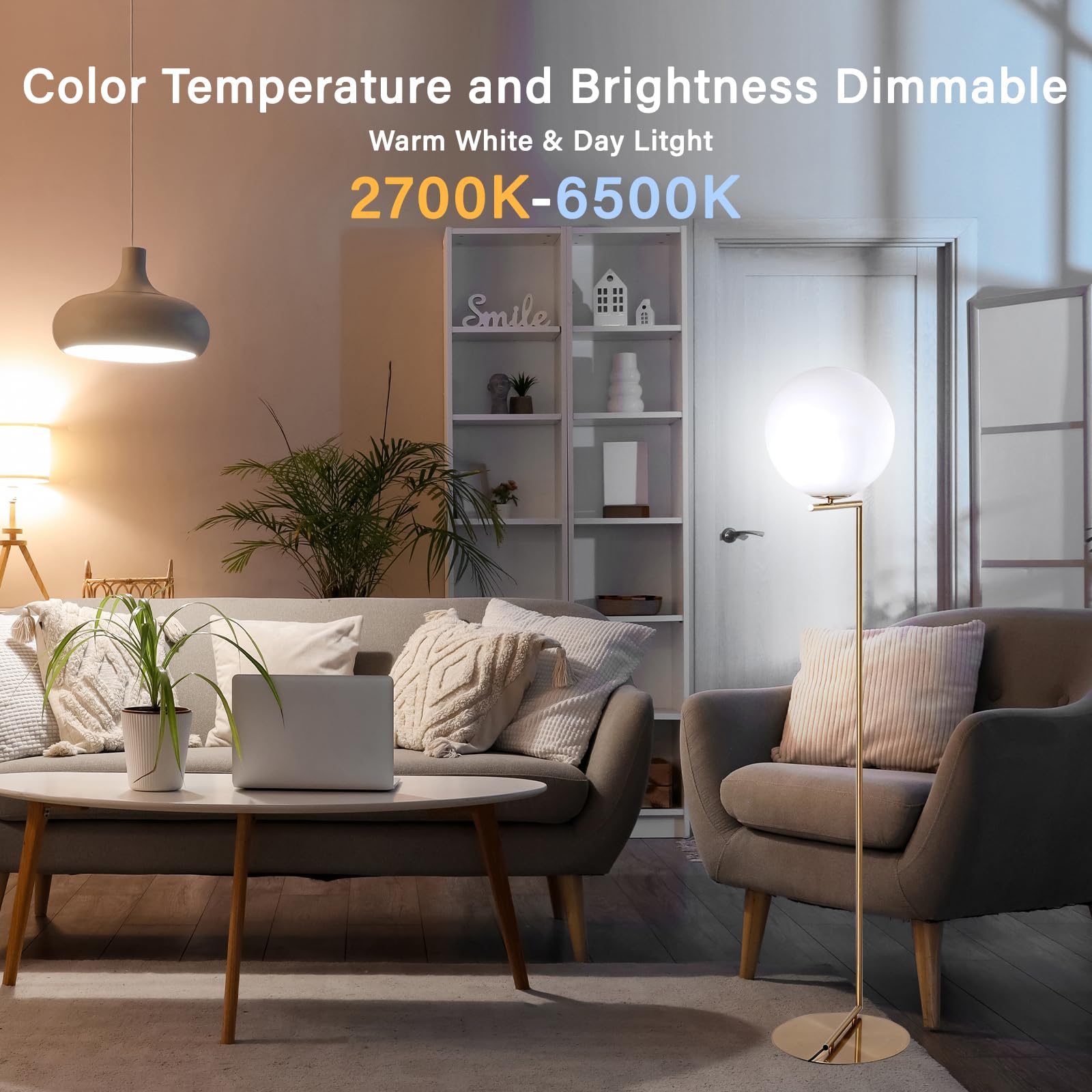 Sengled Dual Mode Smart Light Bulbs with Remote & App Control, LED Bulbs 2700K-6500K Dimmable, Remote Control Light Bulbs 60W Eq