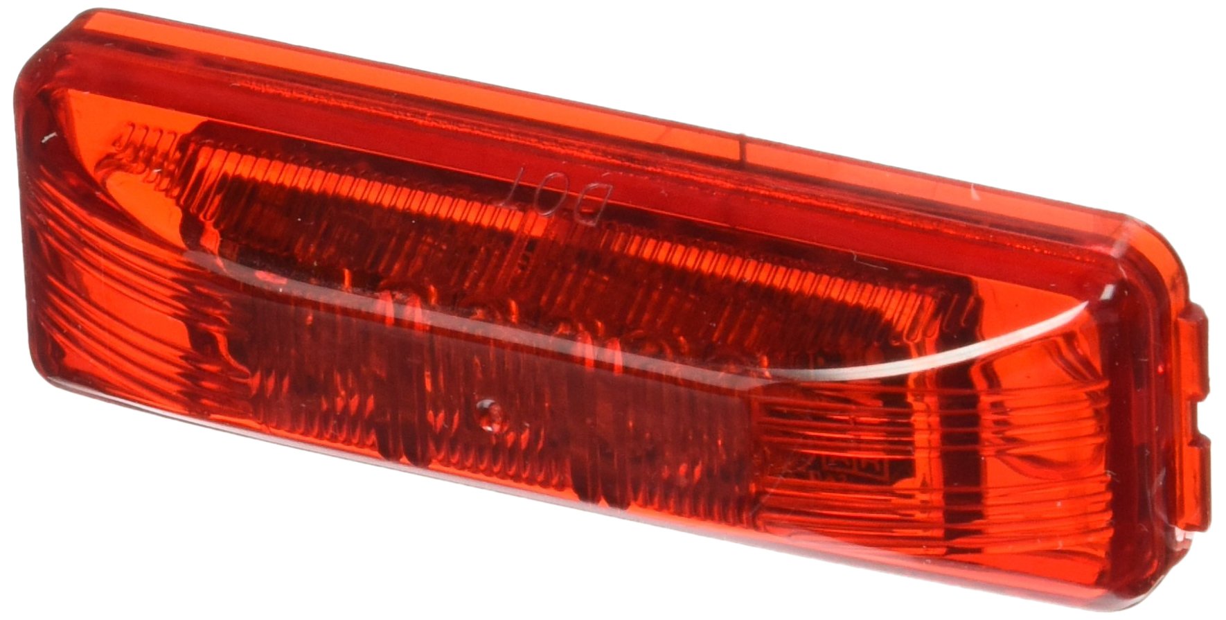 Roadpro Led Clearance Marker Light 3.75-Inch Sealed Rp-1274R Red Rectangle Side Marker Light Trailer Rv Clearance Lighting