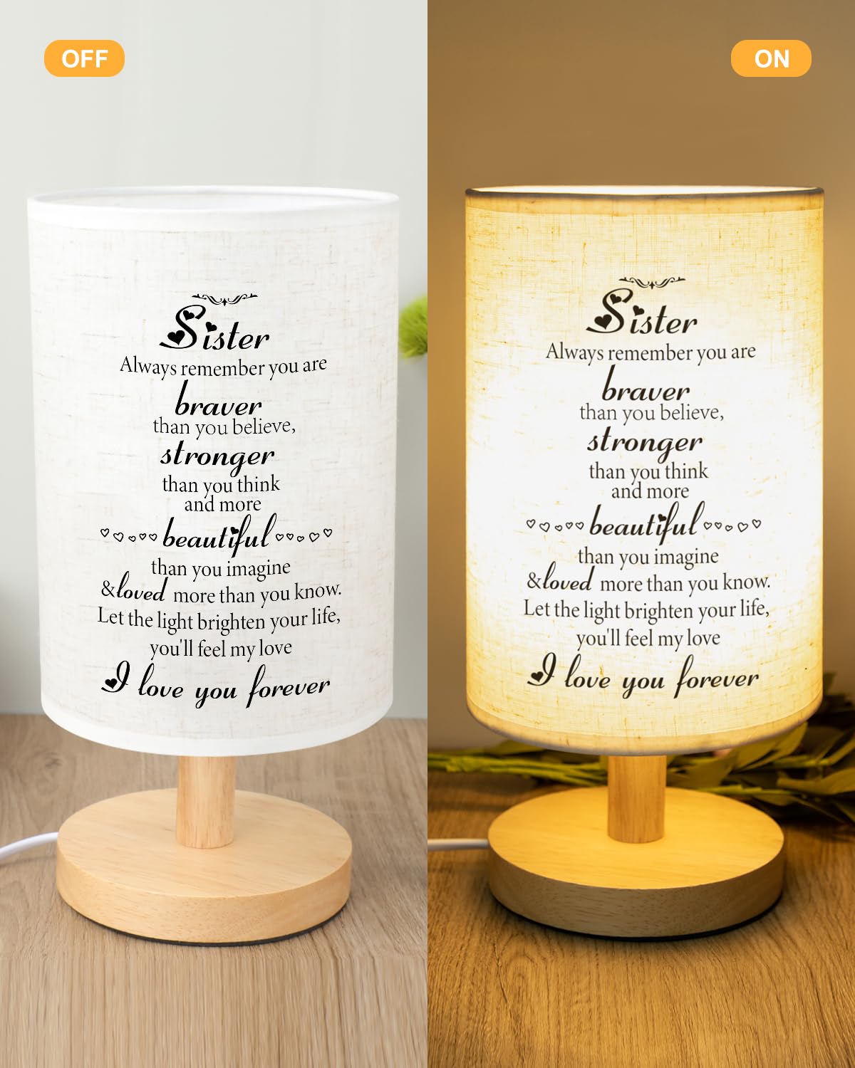 Souhoney Graduation Sister Gifts From Sister, Birthday Gifts For Sister,Sister Birthday Gifts, Unique Sister Gifts From Sister,S