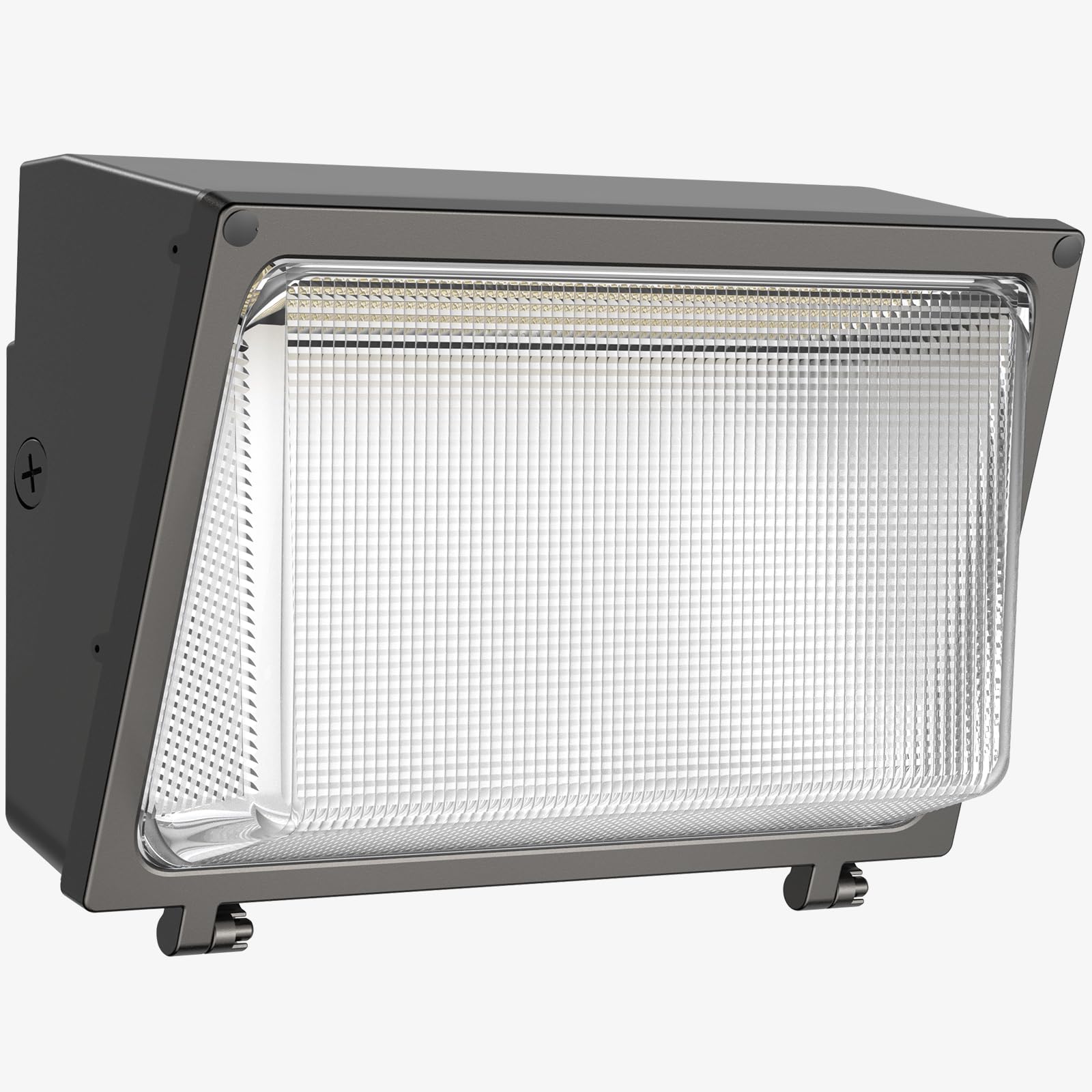 HYPERLITE LED Wall Pack Light: 120W 18000LM Glass Lens Wall Pack LED Exterior Light, Wall Pack Lights Outdoor LED Daylight 5000K