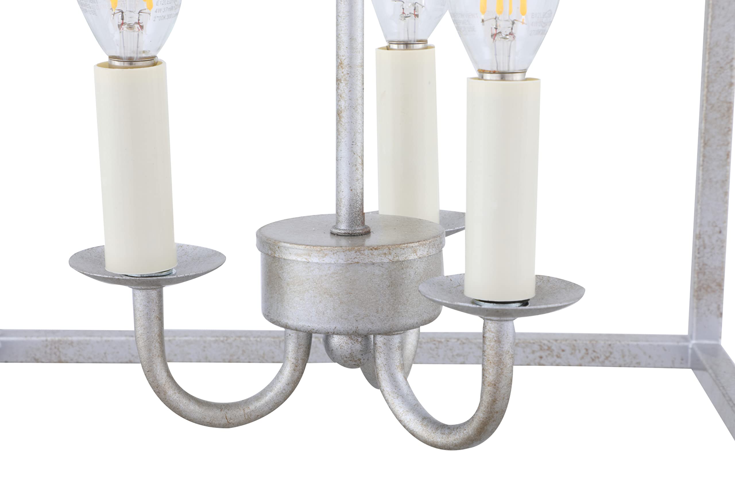 Living District Brass And Black Eclipse 3-Light Pendant Light Fixture