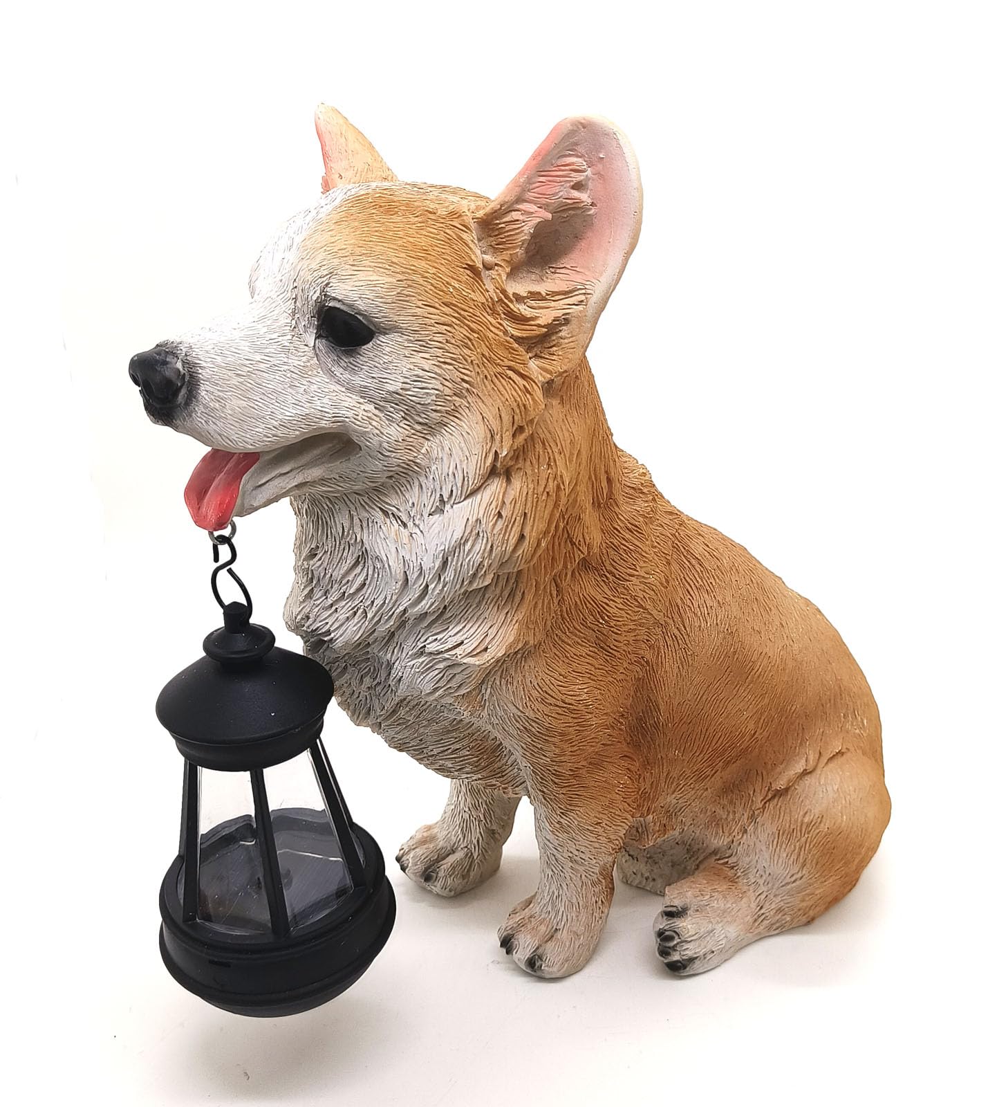 MONMOB Dog Solar Statues Cute Corgi Solar Light for Outdoor Garden Halloween Decorations Christmas Decor Lawn Decor Patio Balcony Yard Ornament Ideal Gifts for Women  Mom or Birthdays