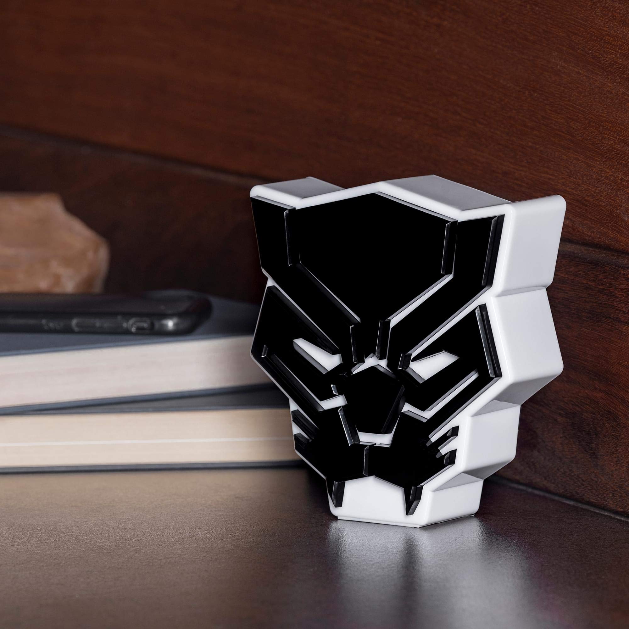 Marvel Black Panther LED Mood Light - 6 Inches Tall, Black Figure, Collectible Mood Lamp, Model RBF-15228-C