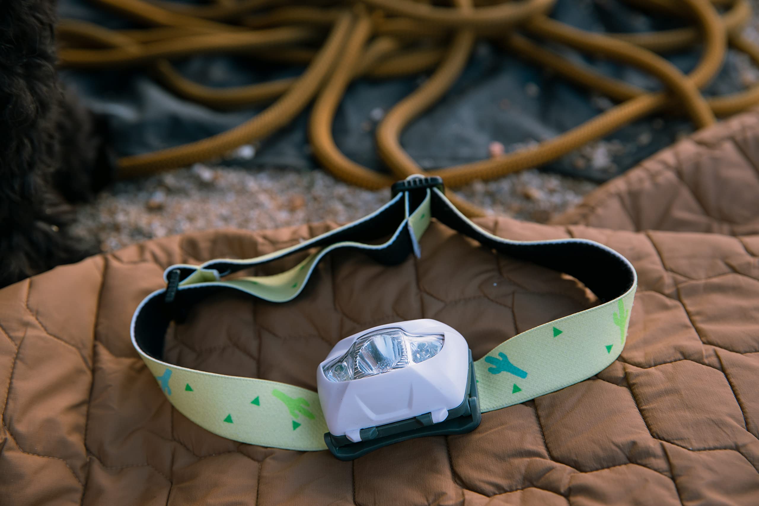 OUTDOOR ENLIGHTENMENT Third Eye Headlamp - 168 Lumens, Adjustable Tilt, Durable, One Size Fits Most, Cactus Color