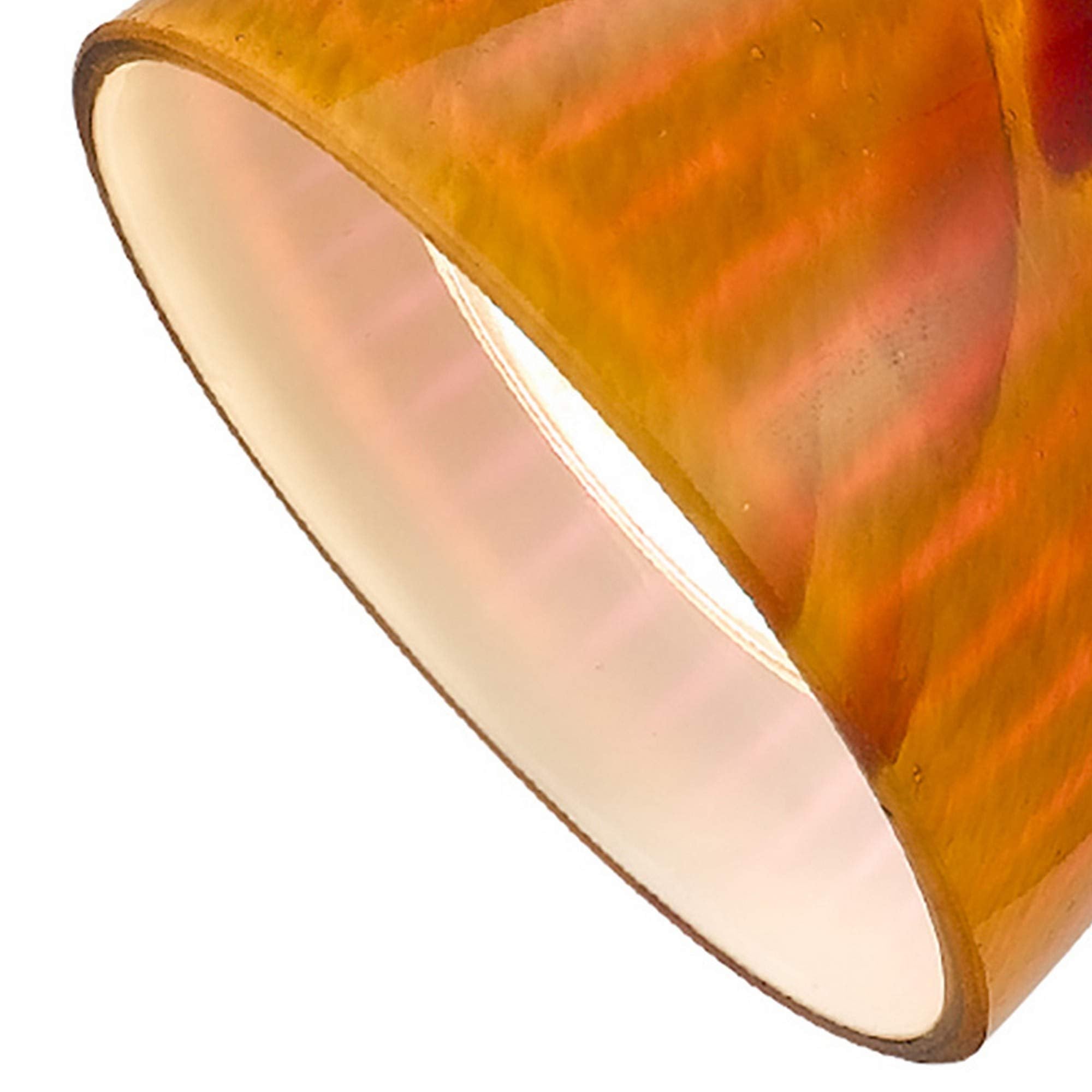 Benzara Hand Blown Glass Shade Track Light Fixture, Metal Frame, Dark Bronze, Model BM220755