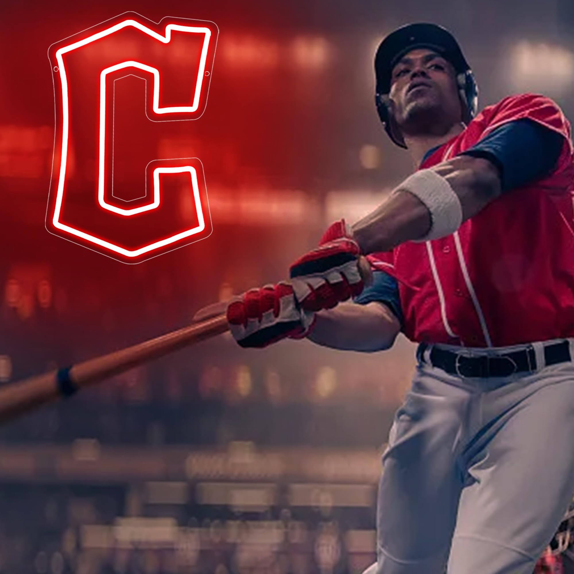 Baseball Neon Sign For Wall Decor Baseball Neon Light For Man Cave Team Led Light Up Sign For Bedroom Bar Party Dorm Birthday Gifts For Fans 5V Usb Powered Size 14.5 * 9.8In(Zyld142)