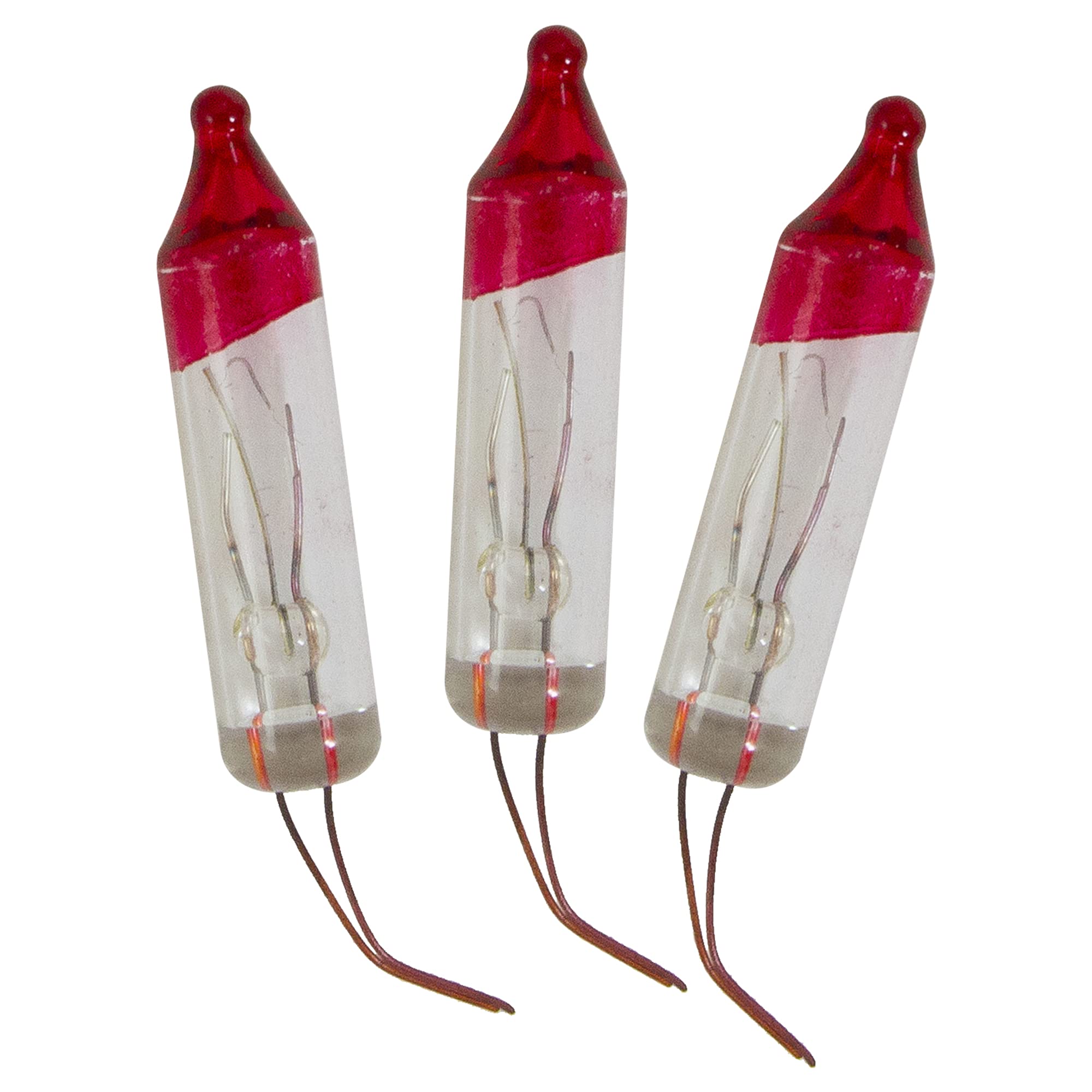 Northlight Clear Flasher Christmas Replacement Bulbs, 2.5V, Glass, 3 Count