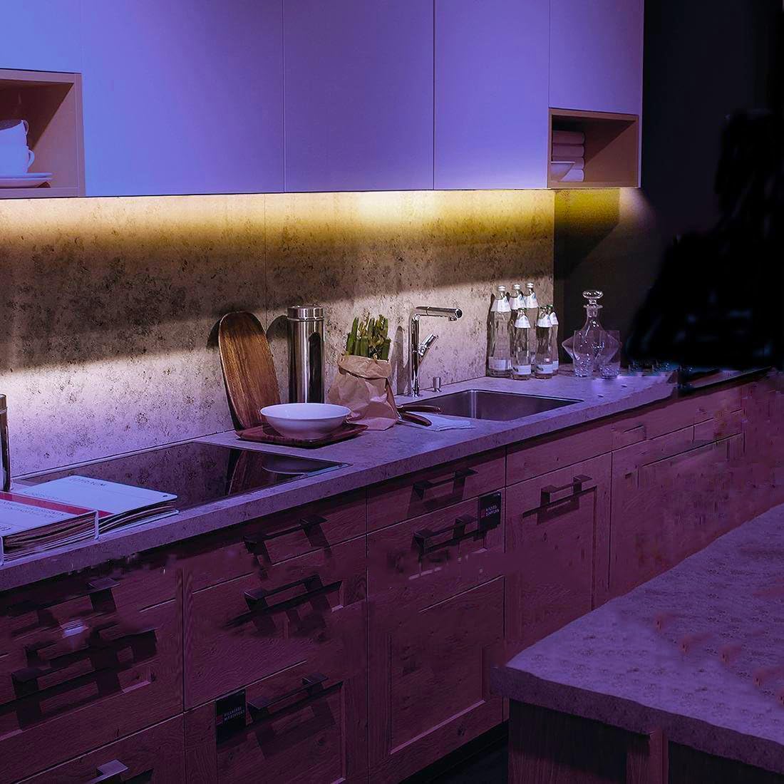 Amagle Motion Activated Under Cabinet Lights, Closet Lights Motion Sensored Battery Operated, Led Motion Sensor Cabinet Light In