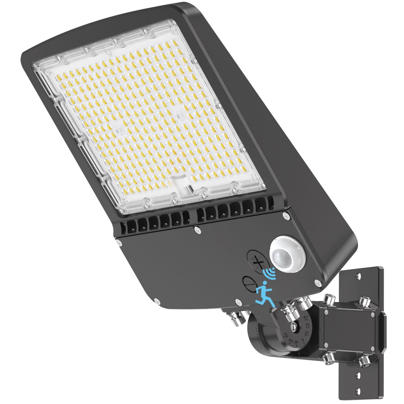 LED Parking Lot Light 150W - Motion Sensor Outdoor Lights UL Listed - 5000K 22500lm Led Flood Security Light with Photocell - Wa