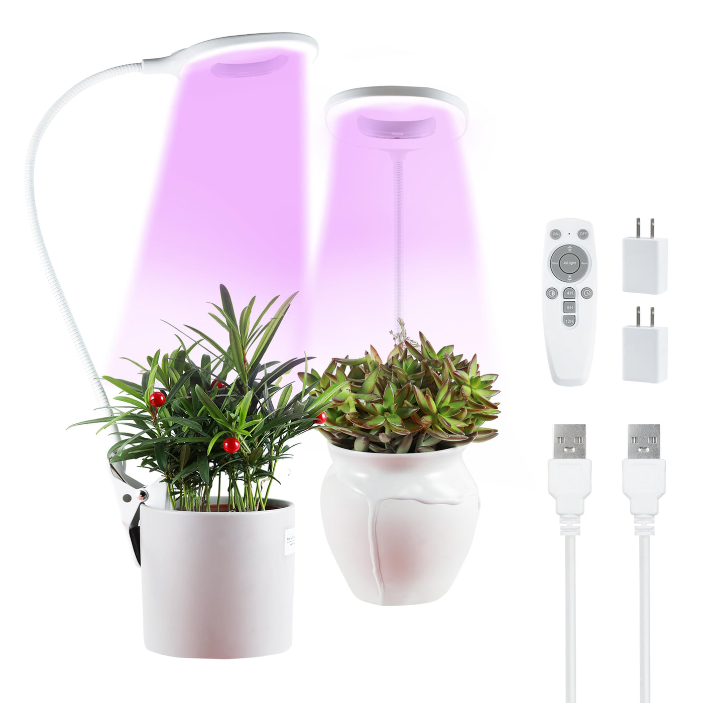 can happy lights help plants grow RIRIBEN Full Spectrum Grow Lights for Indoor Plants, Clip-on LED Plant – Lightsdaddy
