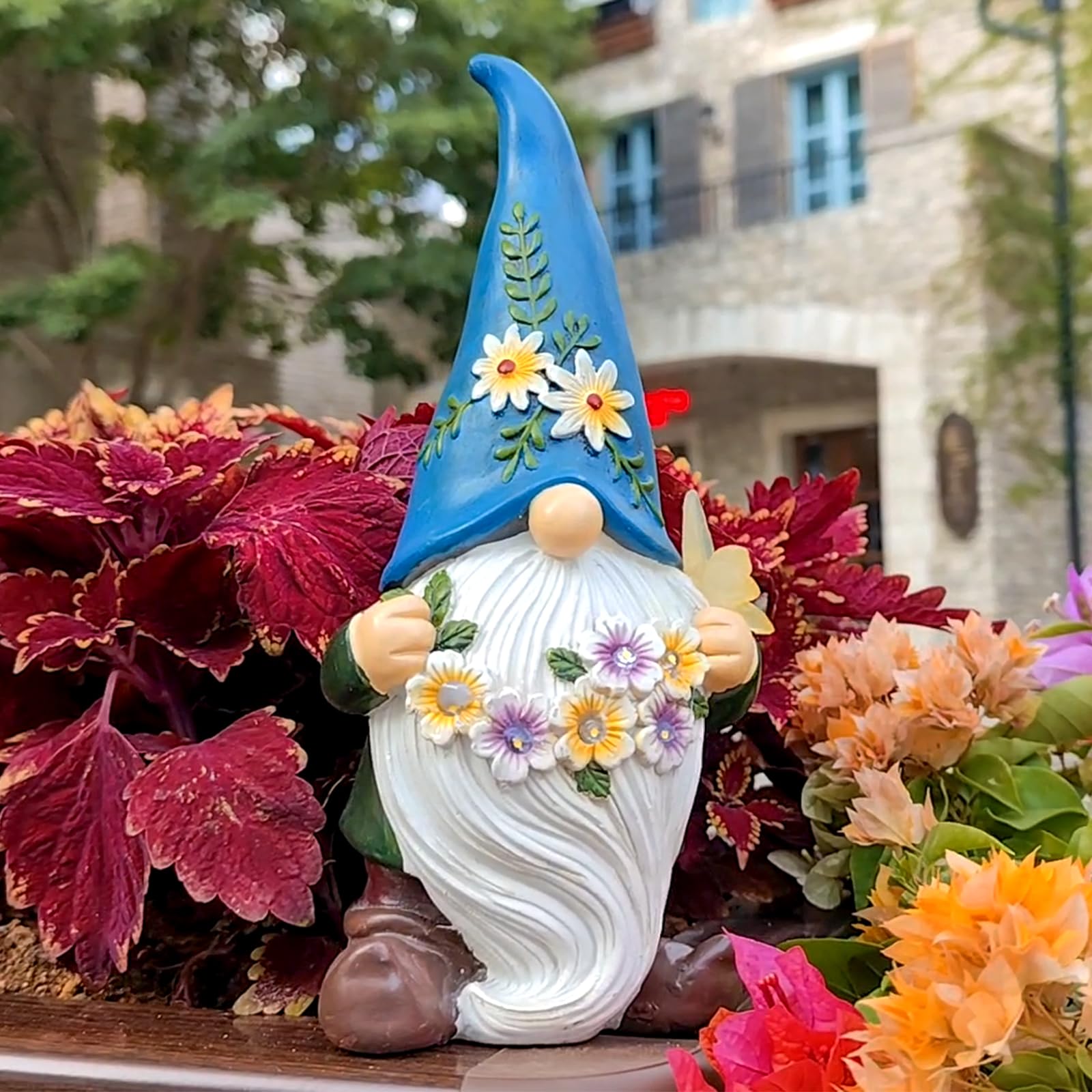 Dkjocky Solar Butterfly Gnome - Funny Garden Decor, Perfect Gift For Women, Moms & Grandmas