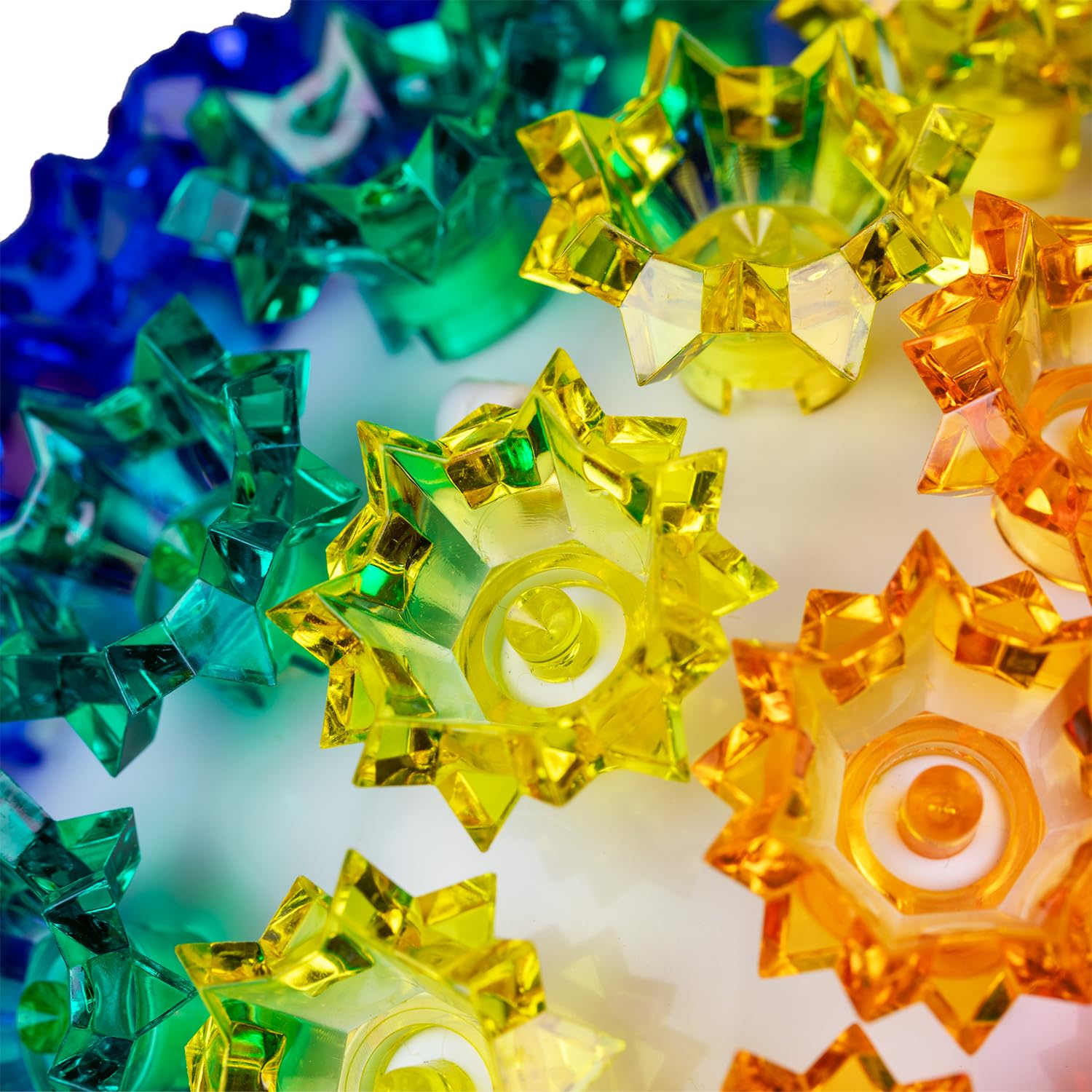 Novelty Lights LED Starlight Sphere Ornament Ball Light, 150 Lights, 10in, Rainbow, Model MRD-50A-2, Commercial Grade, 5ft Cord