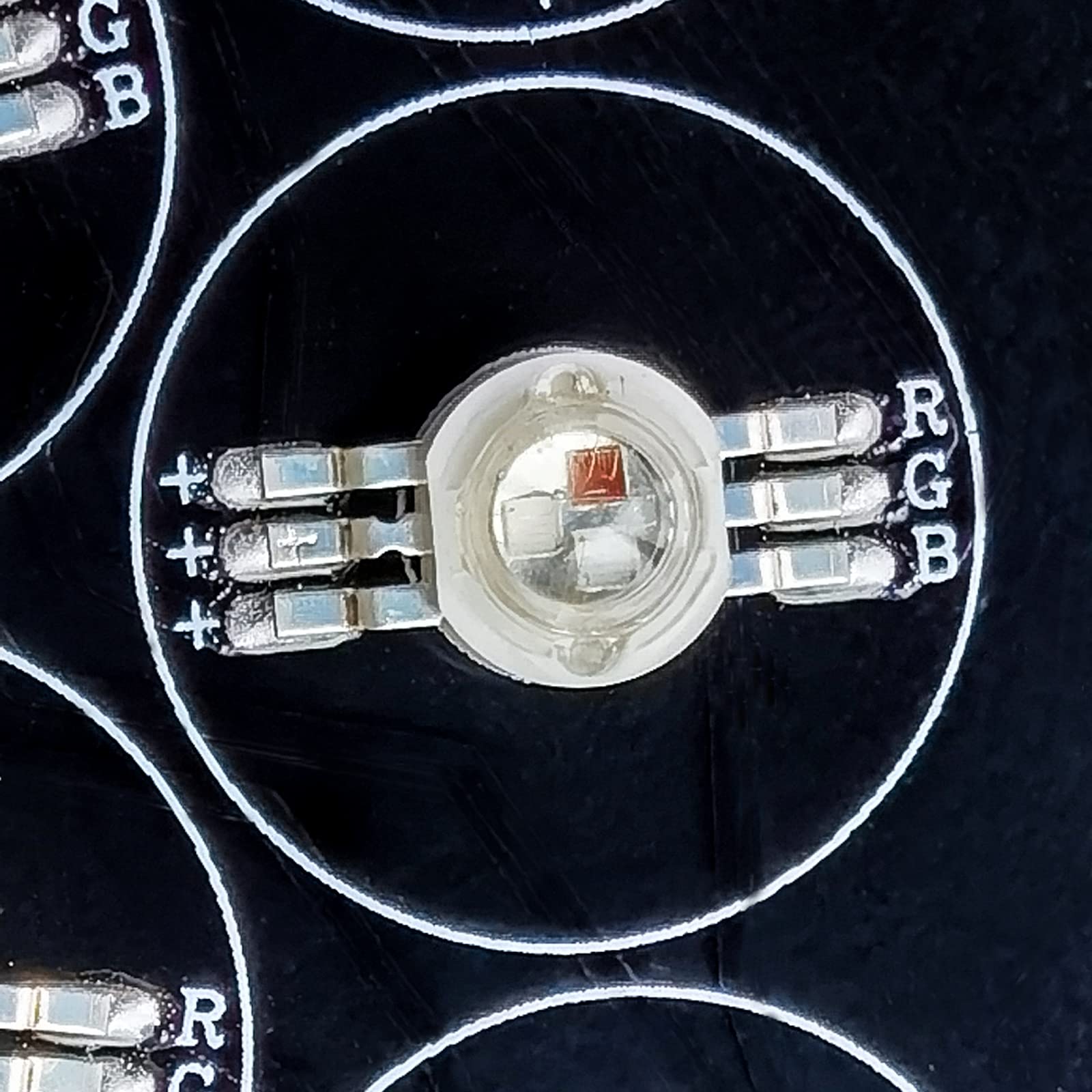 (Pack Of 20) 9W Rgb 3In1 Led Beads, Led Chip Lamp Bulb For Led Stage Lights