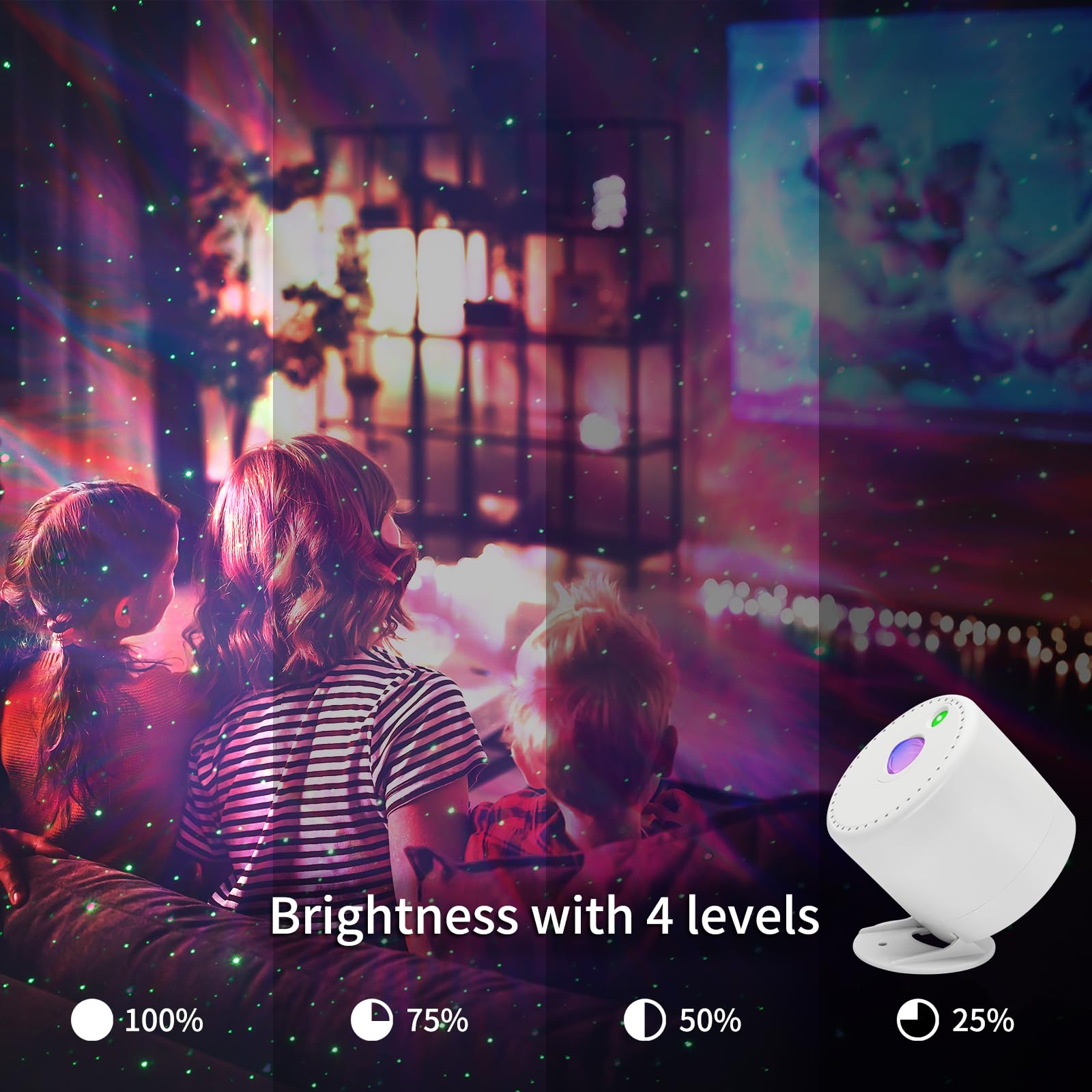 Galaxy Projector, Star Projector With Timer And Remote Control, Adjustable Color, Brightness, And Movement Speed, For Adults, Be
