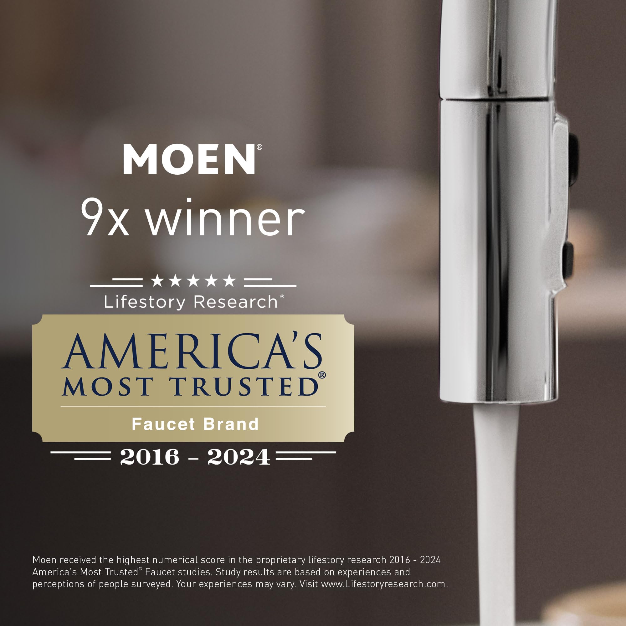 Moen Dn0763Ch Iso 3-Light Dual-Mount Bath Bathroom Vanity Fixture With Frosted Glass, Chrome 9.60 X 20.60 X 10.00 Inches