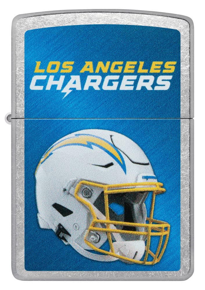 Zippo Nfl Los Angeles Chargers Helmet Street Chrome Pocket Lighter