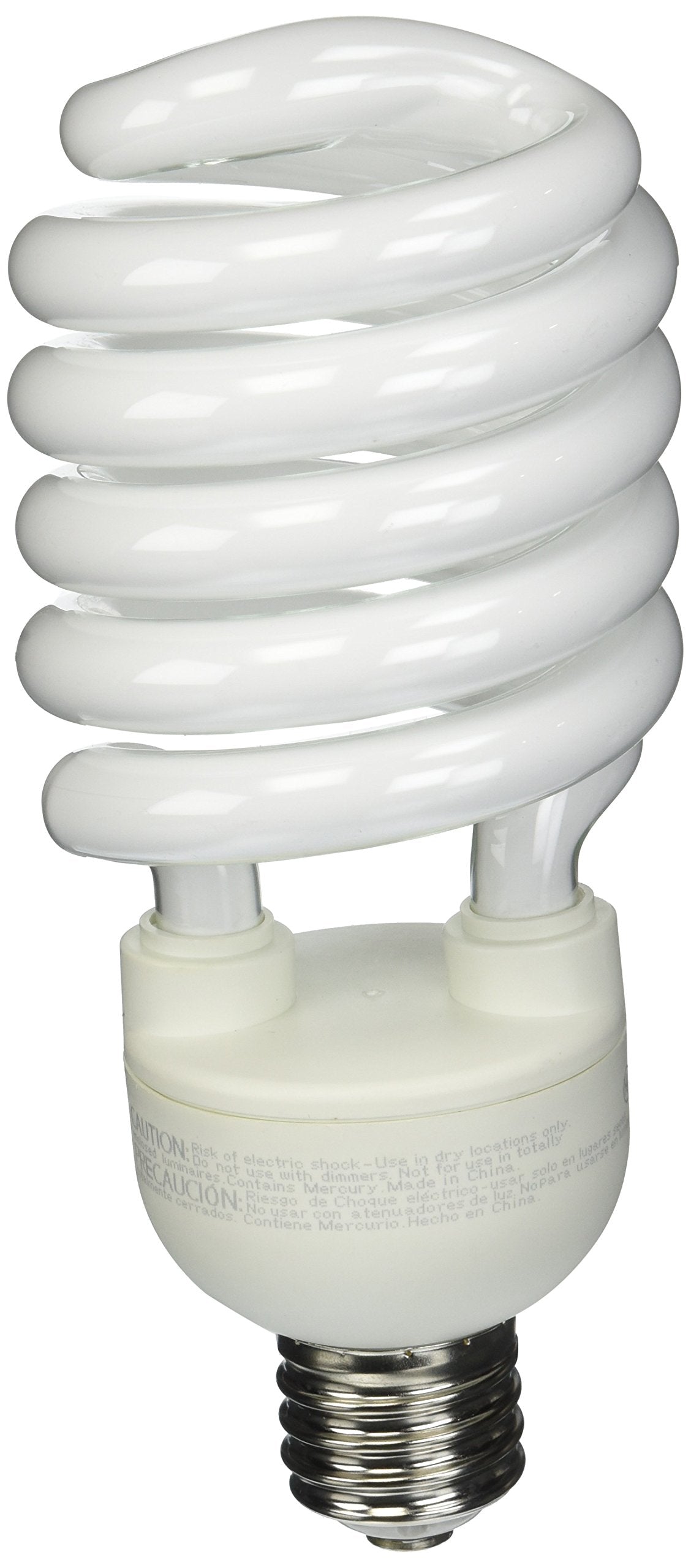 TCP CFL Spring Lamp, 300W Equivalent, Daylight White (5000K) MOGUL Base Spiral Light Bulb , 120 Volt