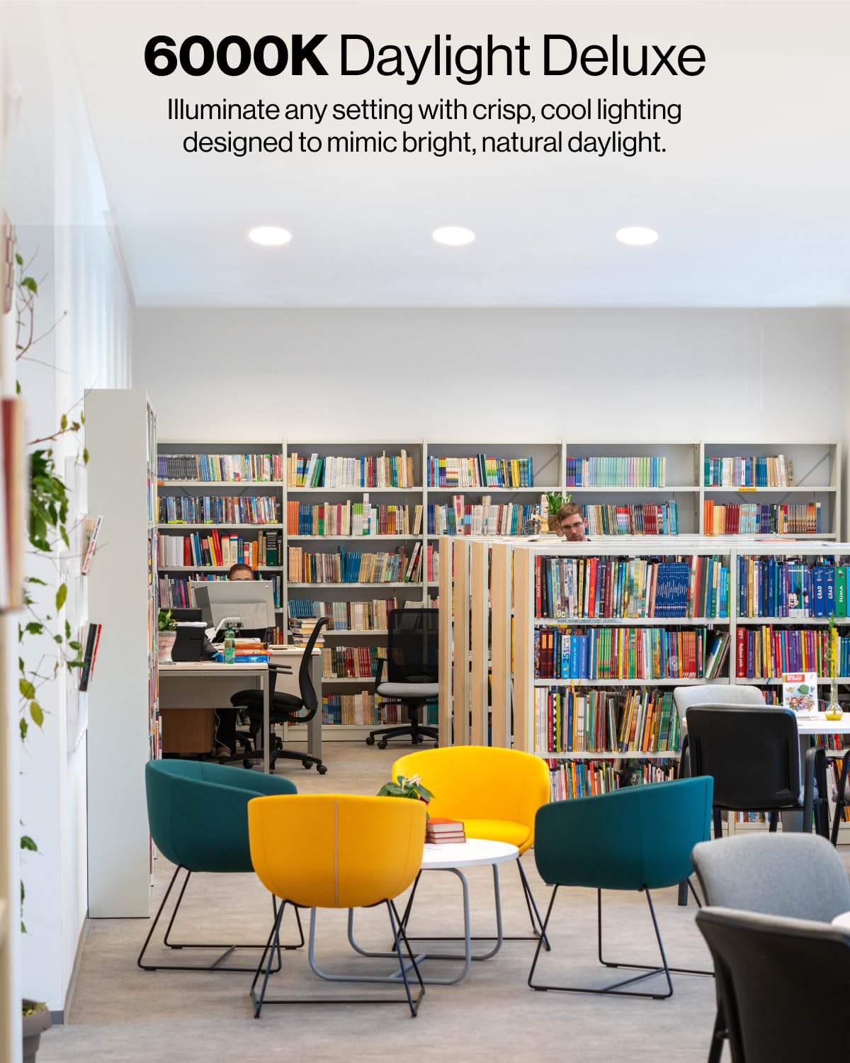 Sunco 12 Pack Retrofit Led Recessed Lighting 6 Inch, 6000K Daylight Deluxe, Dimmable Can Lights, Smooth Trim, 13W=75W, 965 Lm, D