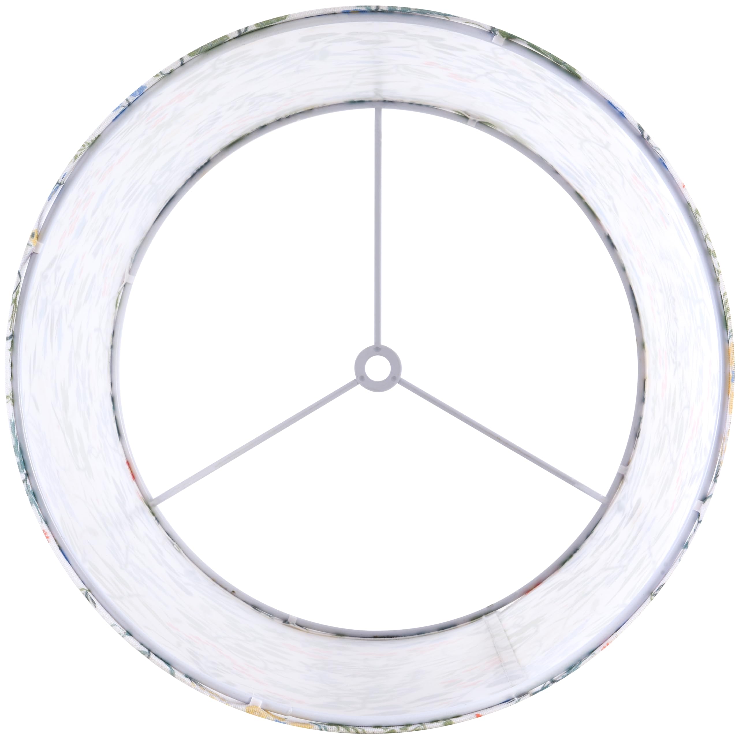 Goso Set Of 2 Tall Lampshade 9.8 ''Top X 9.8'' Bottom X 11.8 ''High, Polyester Fiber Printing Flowers Drum Lamp Shade, Lampshade