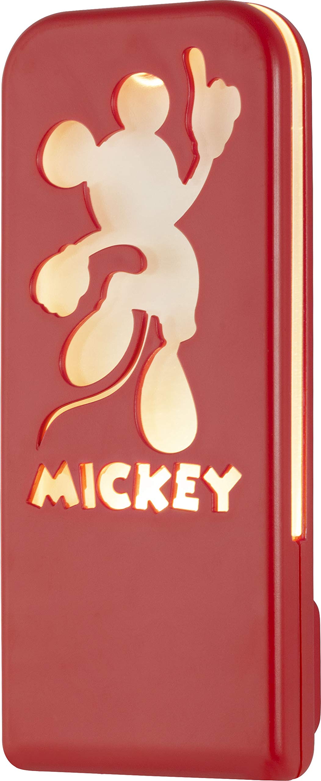 Disney Mickey Mouse Led Night Light, Always On, Ul-Listed, Ideal For Bedroom & Nursery