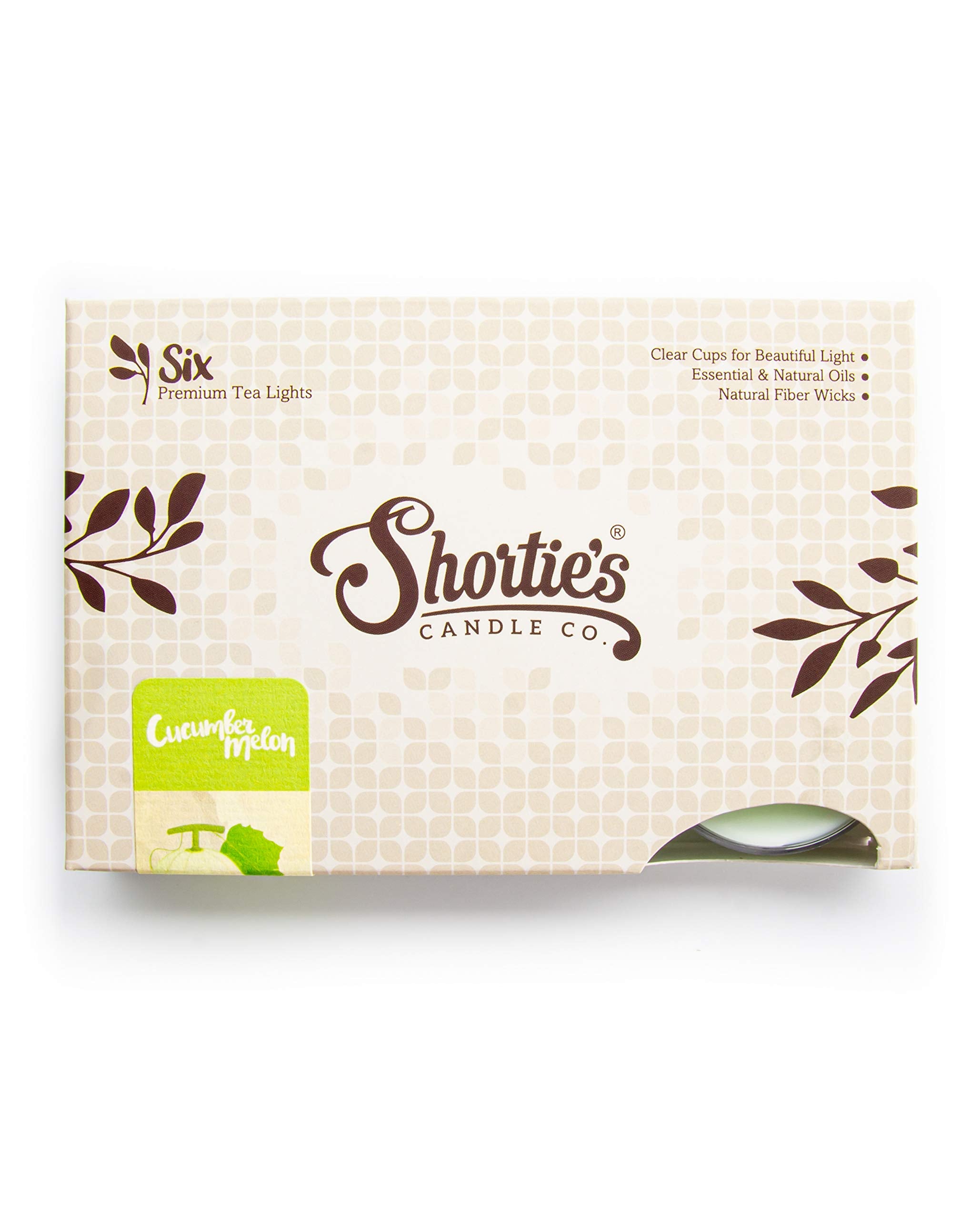 Cucumber Melon Premium Tealight Candles Multi Pack - 12 Green Highly Scented Tea Lights - Beautiful Candlelight - Made In The Us