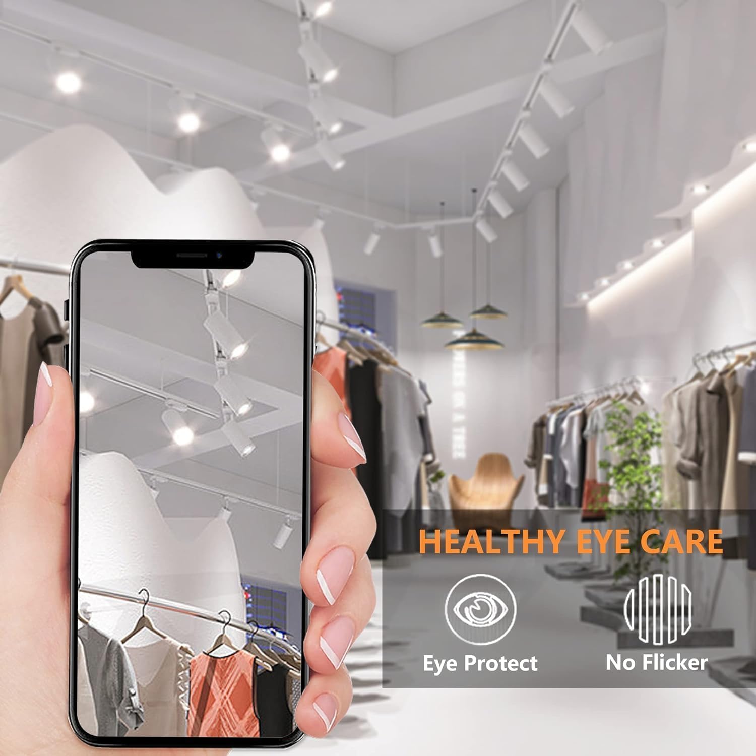 Bravsekai Ultra-Bright H Type Track Lighting Heads, 12Pcs 6000K Cool White 20W 2400Lm For Accent Lighting, Dimmable Led Track Li