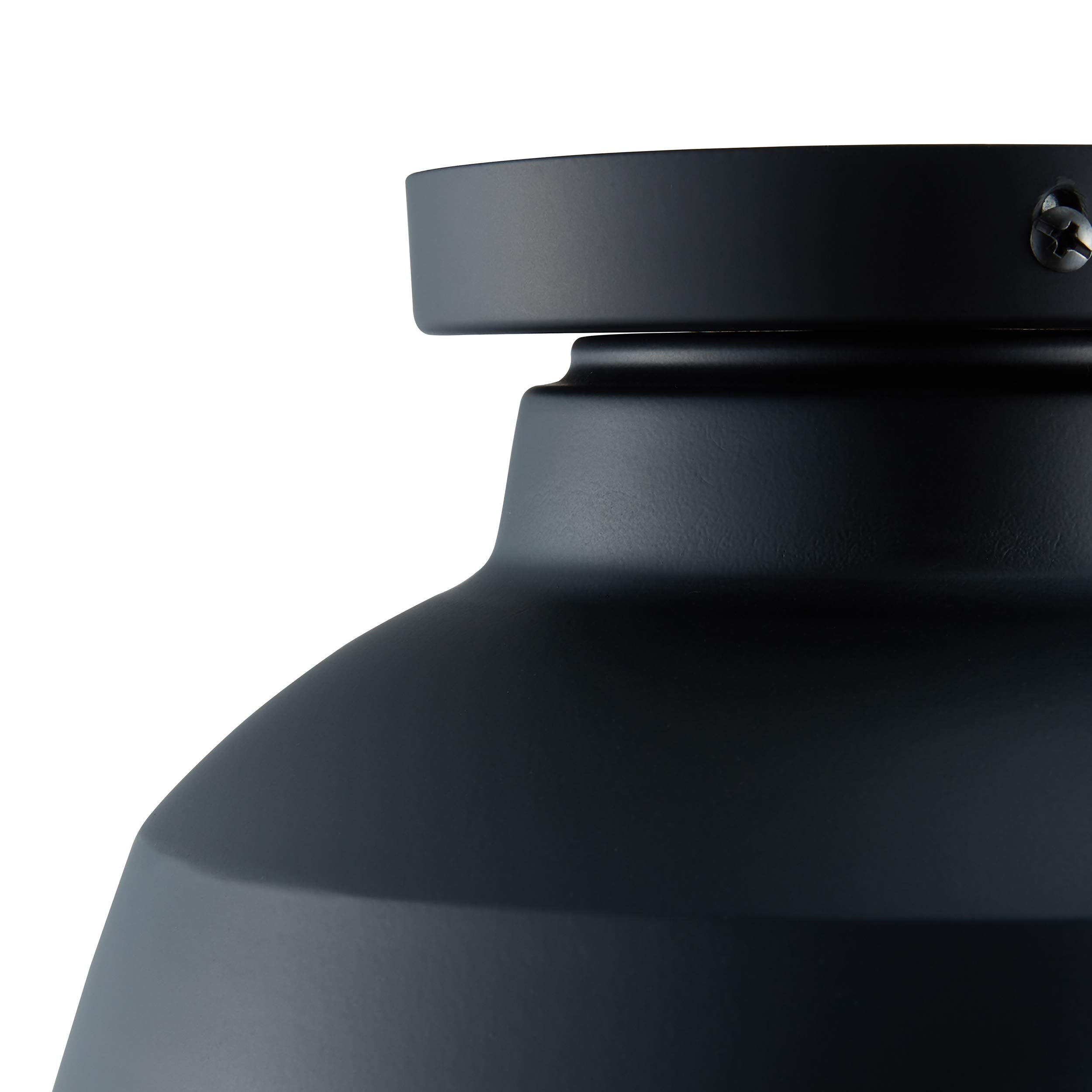 Sei Furnitureaverni Flush-Mount Pendant Lamp, Black