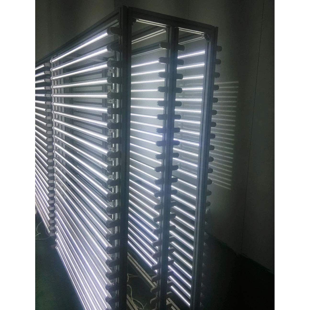 JOMITOP T8 V Shaped LED Tube Light, 65W, 7800LM, 6000K, Single Pin FA8 Base, 8FT, 12 Pack