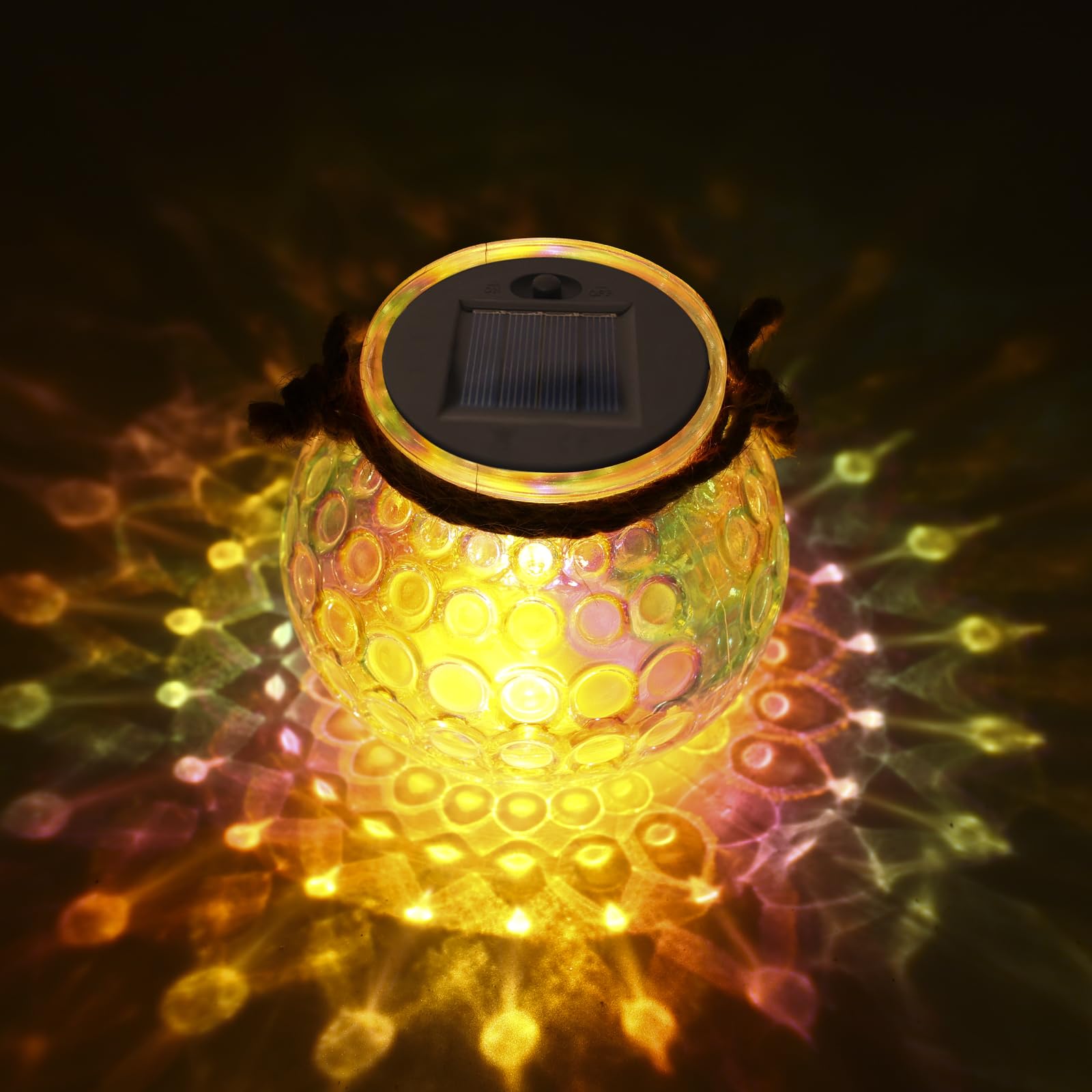 Znycye 2 Pack Solar Light Replacement Top(Top Size 2.76Inch, Bottom Size 2.36 Inch) Waterproof Solar Lanterns Replacement Top Fo