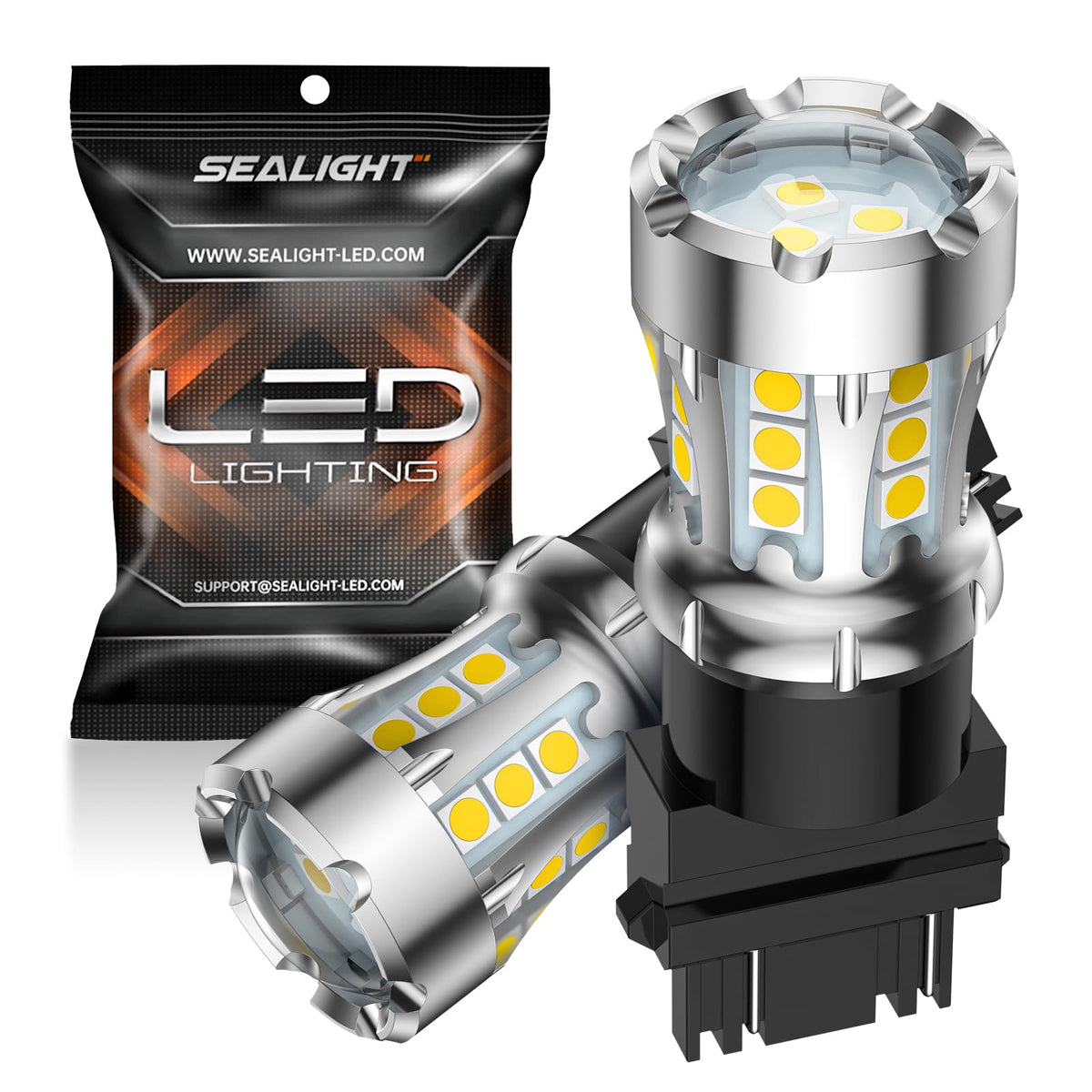 Sealight 3157 Led Bulb White, Super Bright 3156 3056 3057 4157 3047 4057 3457 4114 Led Bulb For Backup Reverse Tail Brake Drl Si