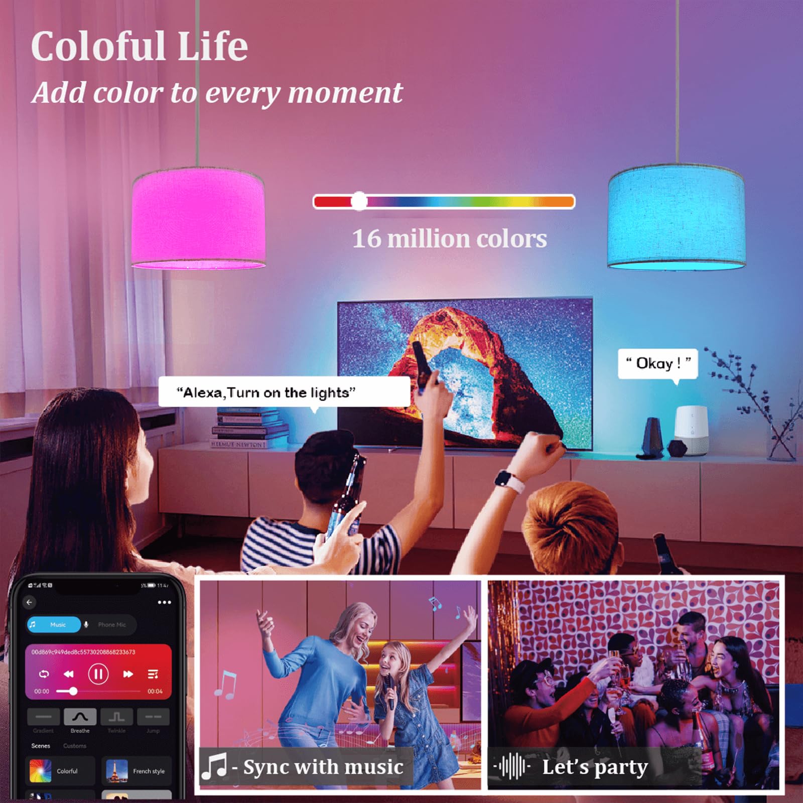 Hanging Lamp Plug In Pendant Light 2 Pack With Remote Control, 15Ft Hanging Lights With Plug In Cord Beige Lamp Shade Plug In Ce