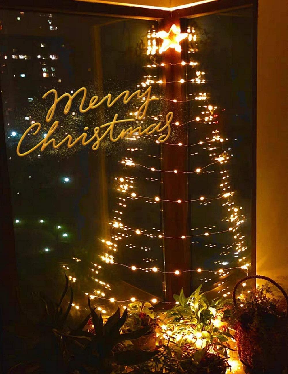 2Pack Each 66Ft 200 Led Fairy Lights Plug In, Waterproof String Lights Outdoor 8 Modes Christmas Lights Bedroom Decor, Twinkle Lights For Girl'S Room Garden Christmas Decorations (Warm White)