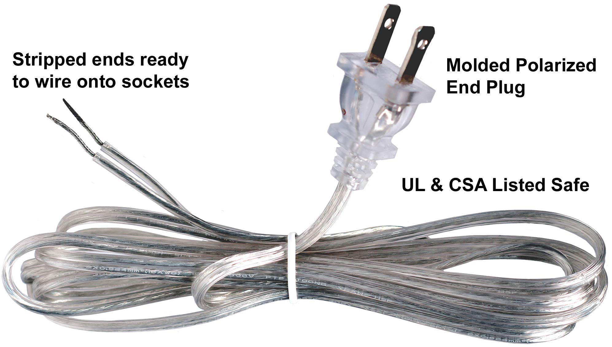 Creative Hobbies Floor Lamp Making Kit, Repair or Rewire, 10 Inch Harp, 12 Foot Cord, Silver, Model FLKIT