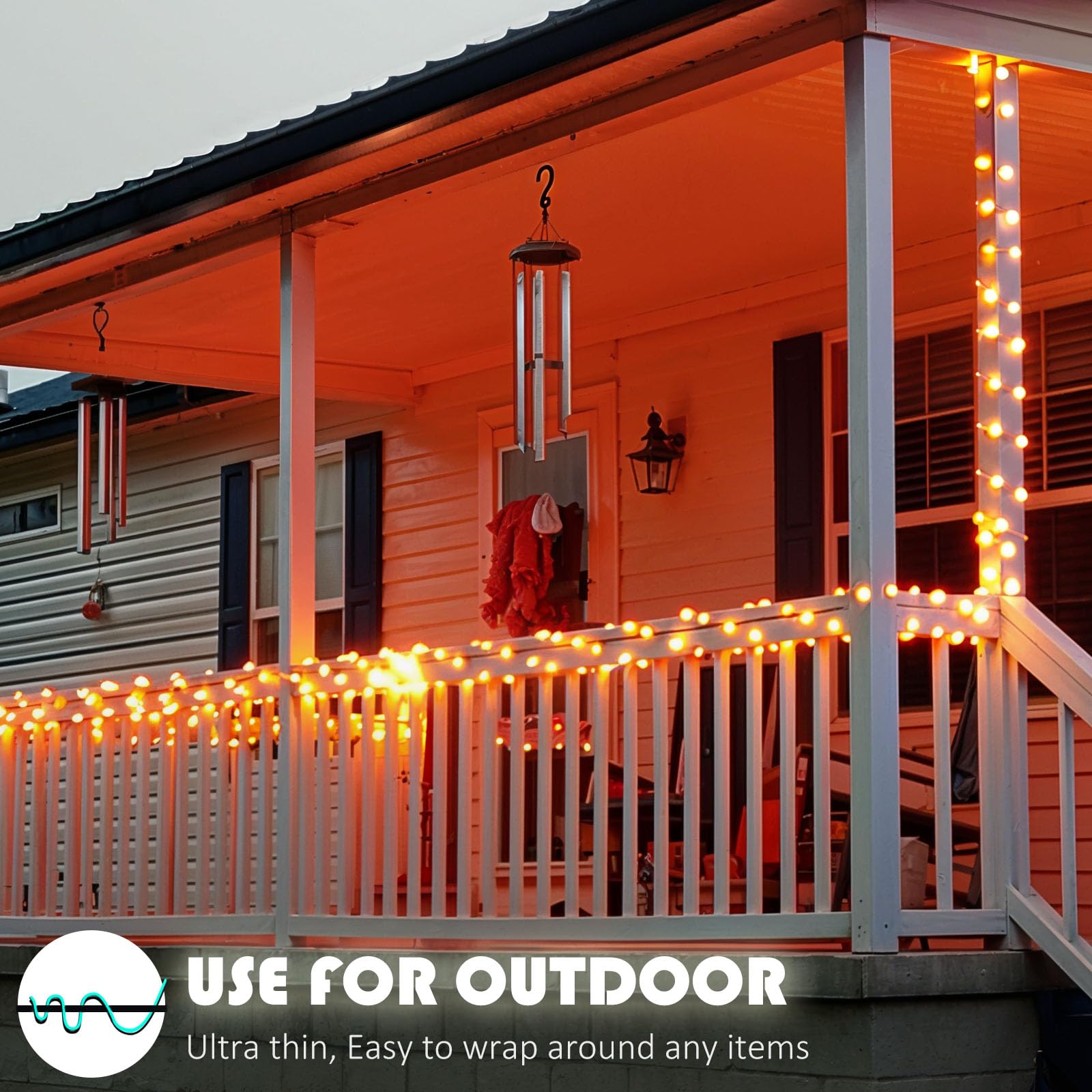 Outdoor String Lights,80 Ft Rope Lights 240 Leds Color Changing Lights With Remote, Waterproof Lights Plug-In Outdoor Fairy Lights Twinkle Lights For Wedding, Patio, Garden, Christmas Decor,16 Color