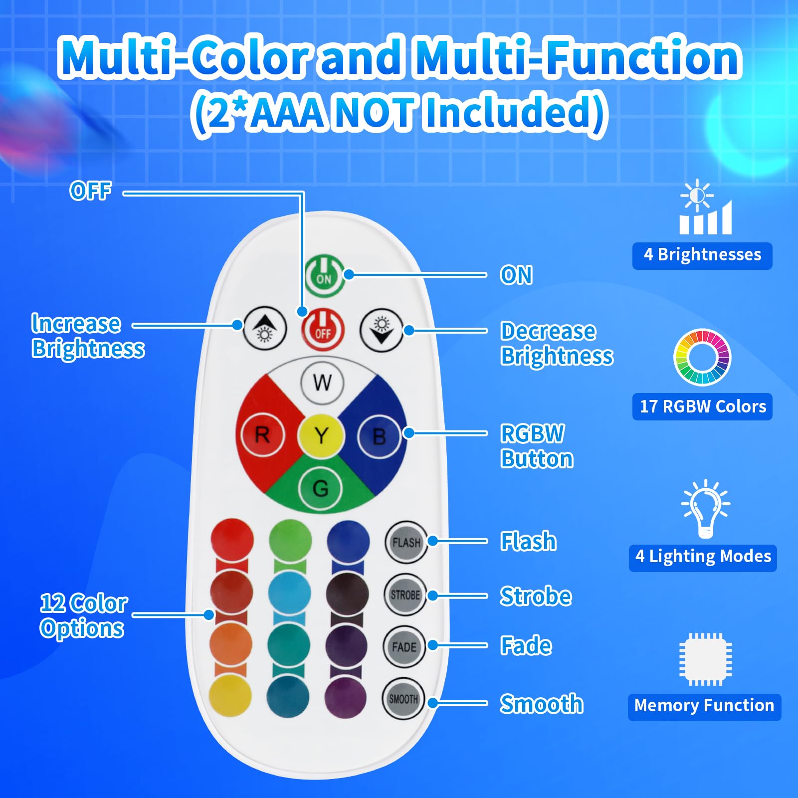 Besight Liquid Motion Lamp, 17 Colors RGB LED Table Lamp, 16 Inch, White Wax, Relaxing Night Light for Home Decor and Parties