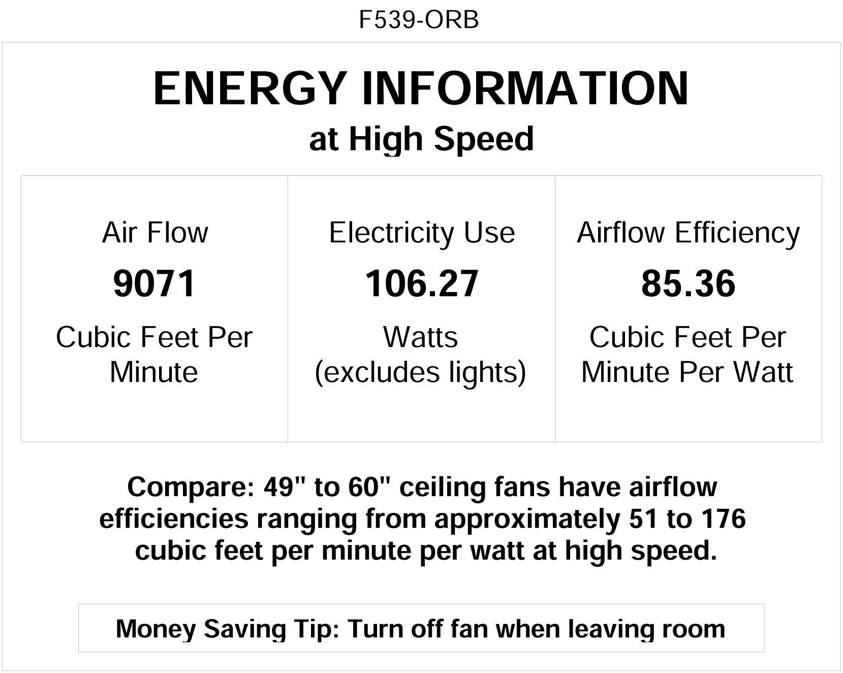 MINKA-AIRE F539-ORB Great Room Traditional 72 Inch Ceiling Fan in Oil Rubbed Bronze Finish