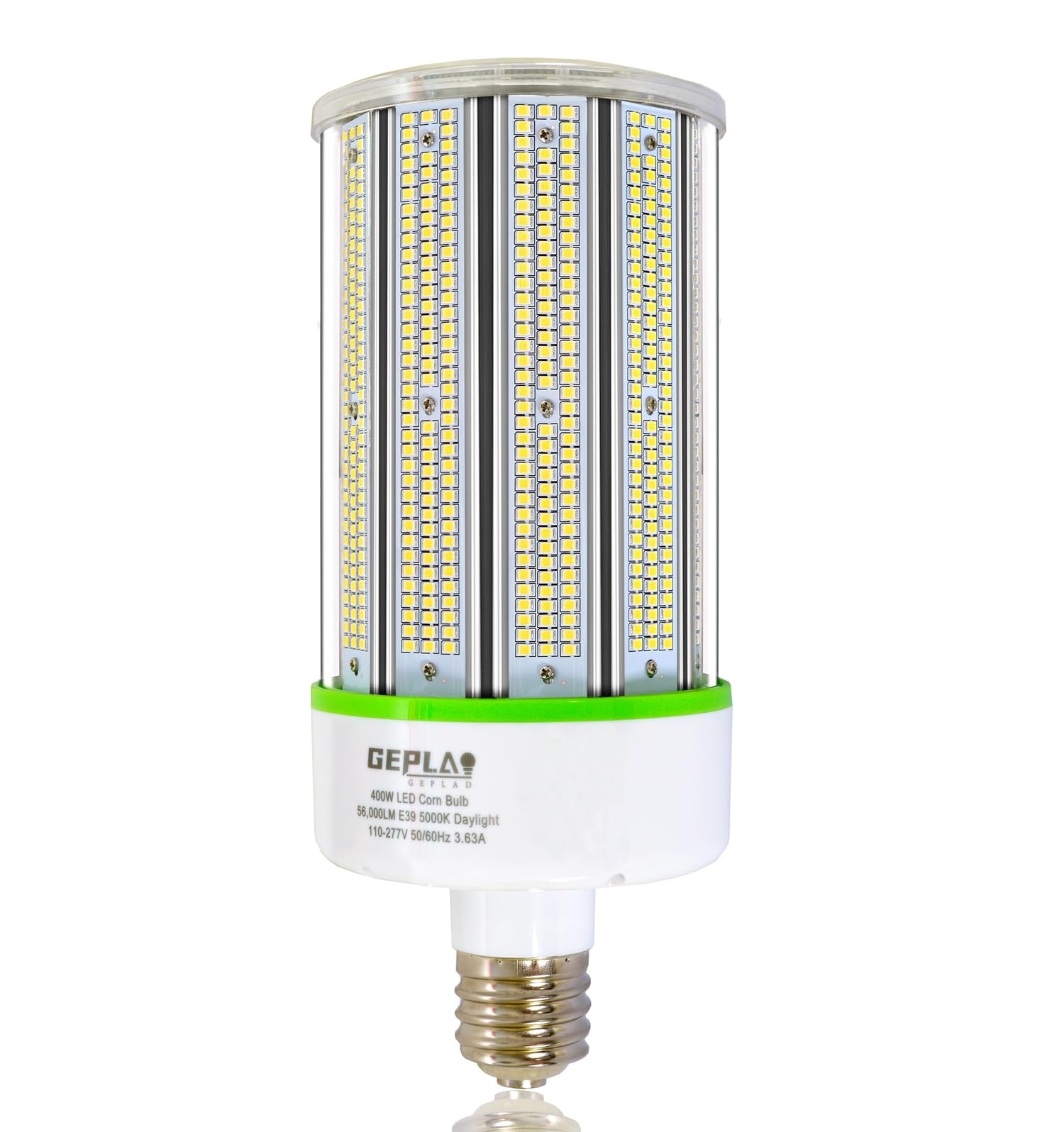 Geplad 400W Led Corn Cob Light Bulb, E39 Mogul Base Bulbs, 5000K Daylight 56,000Lm(Eqv.1,200W Mh/Hps/Hid), For Street, Shop,Ware