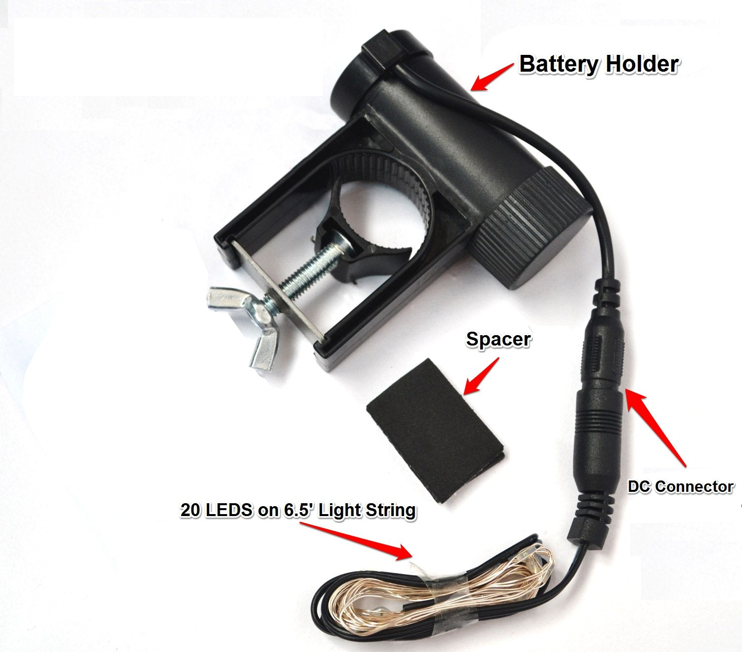 Wheelight 20 Super-Bright Led Bicycle Lights For Spokes And Frames In Five Colors (Red)