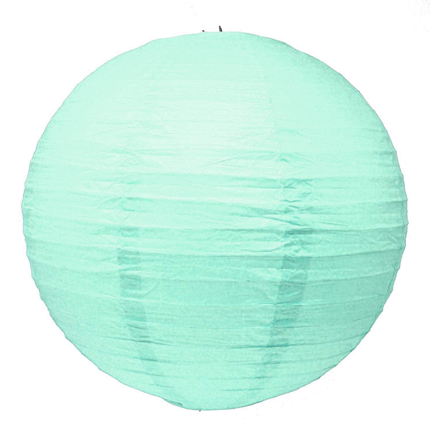 Mudra Crafts Aqua Paper Lanterns Wedding Party Decorations - 12 In 10 Round Japanese Chinese Lanterns Decorative Hanging Ceiling