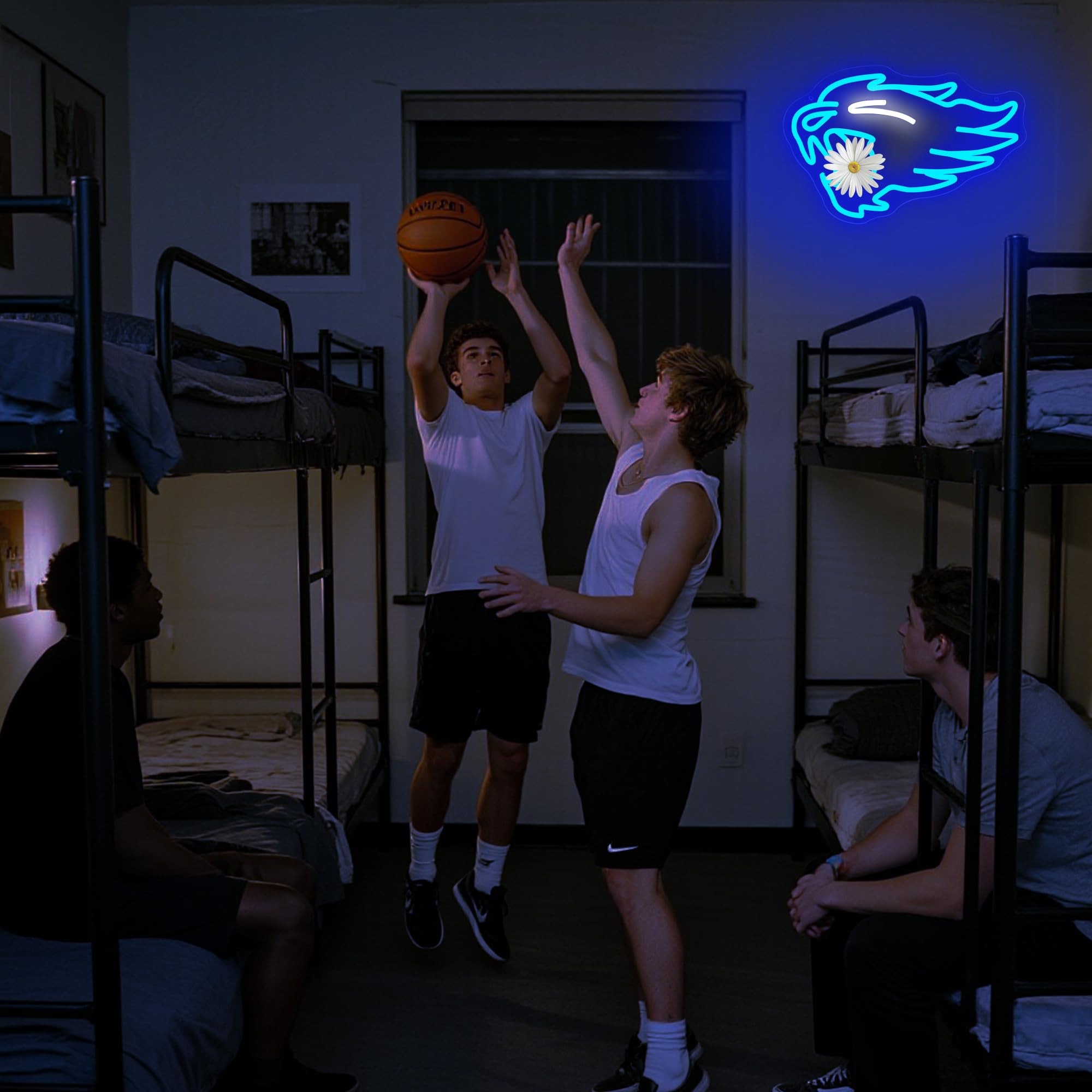 University Neon Sign For Wall Decor Dimmable Football Led Neon Light Baseball Sports Signs For Man Cave Basketball Decoration Dorm Wall Decor Graduation Gifts For Students Size 14.2* 9.4Inch(Fmcp153)
