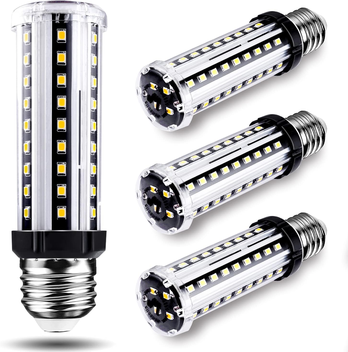 Wenscha Led Corn Light Bulb 100W Equivalent 1600 Lumen 3000K Warm White 16W E26 Light Bulb Base Non-Dimmable Ceiling Fan Corn Li