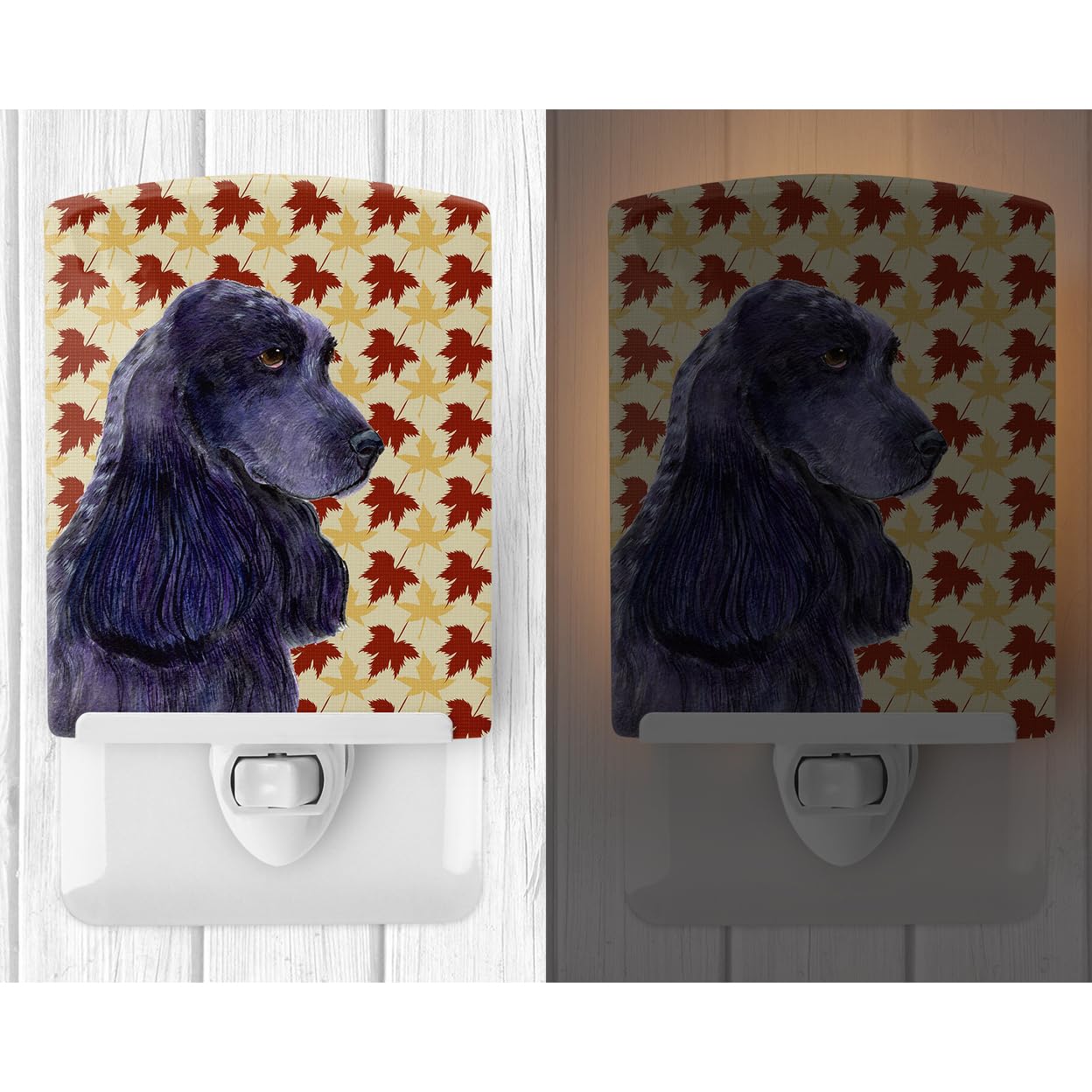 Carolines Treasures Cocker Spaniel Ceramic Night Light, UL-Certified, 6x4x3in, Multicolor, Model SS4385CNL